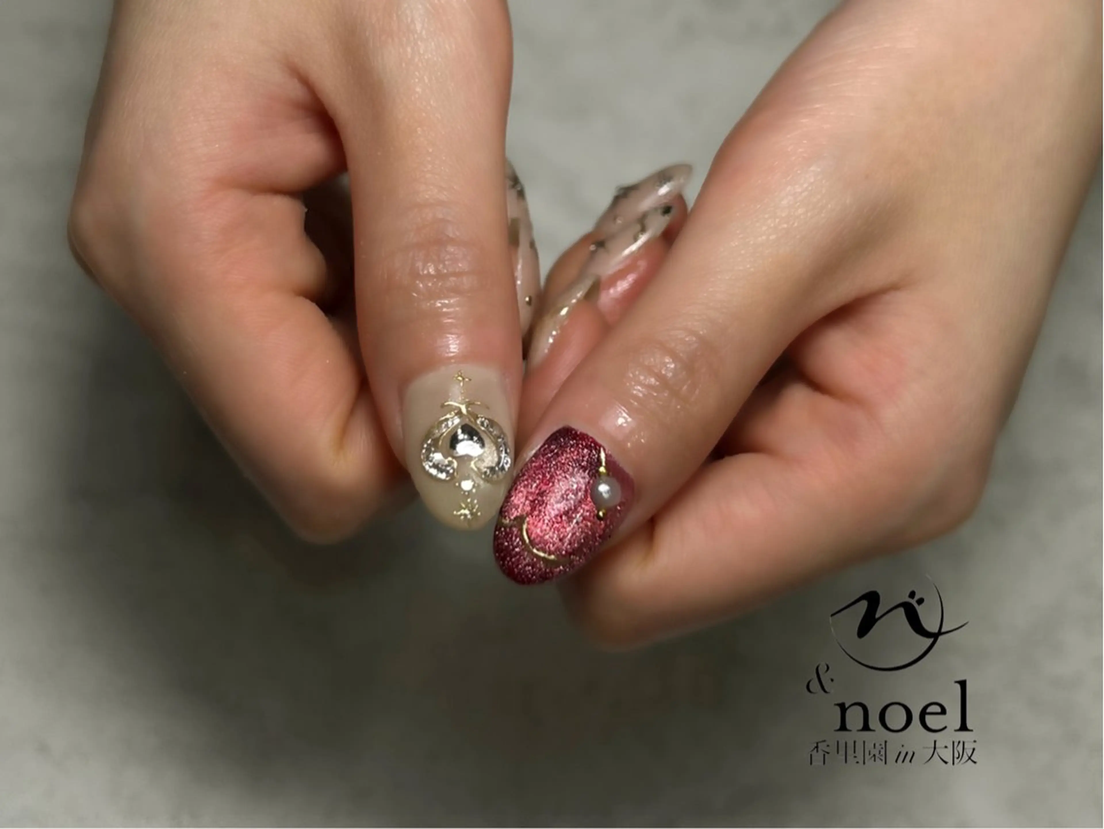 ネイル ハンドネイル もも 🍑のネイルデザイン