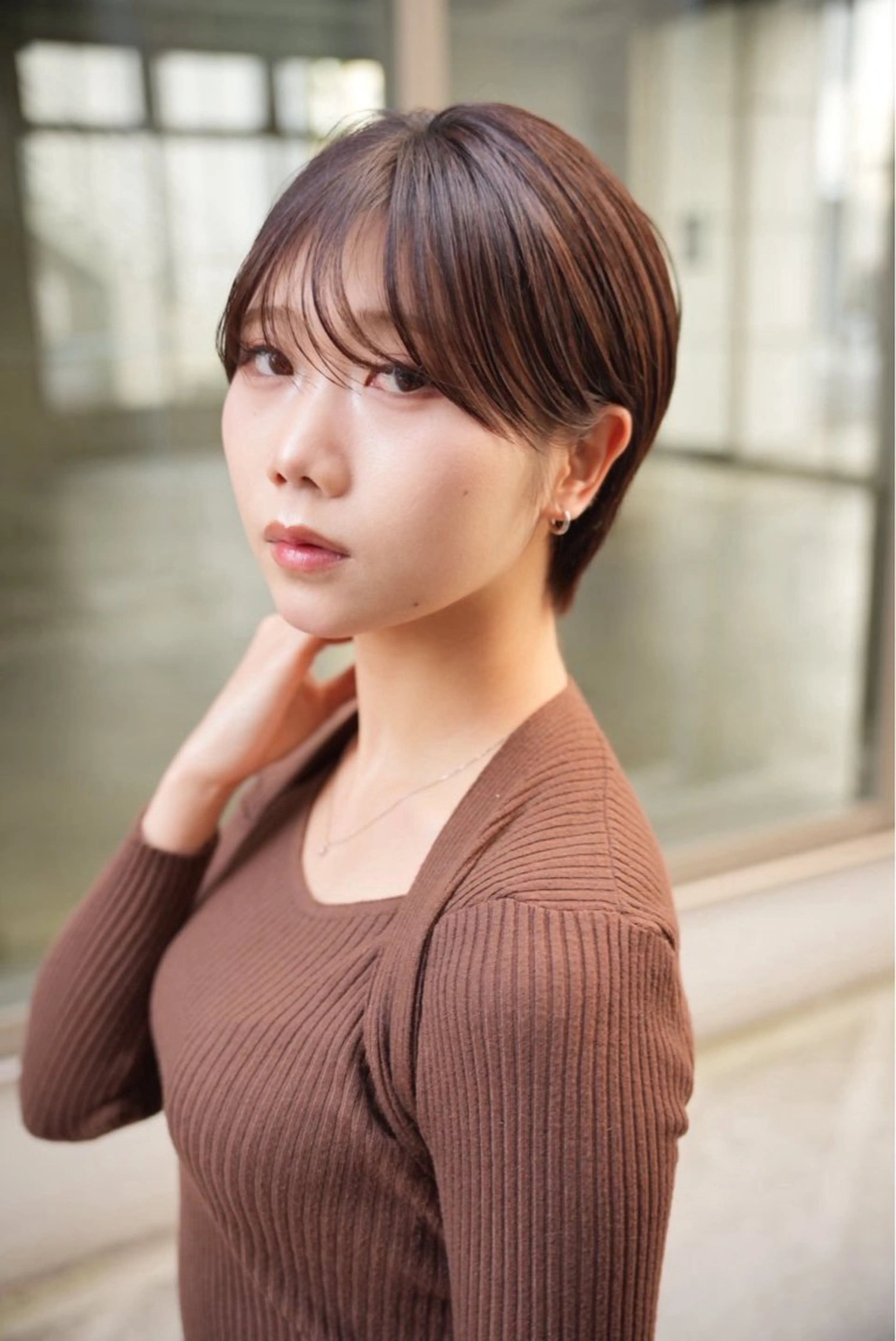 ショート ヘアカラー トリートメント 🖱️透明感カラー ×髪質改善Rikyuのヘアスタイル