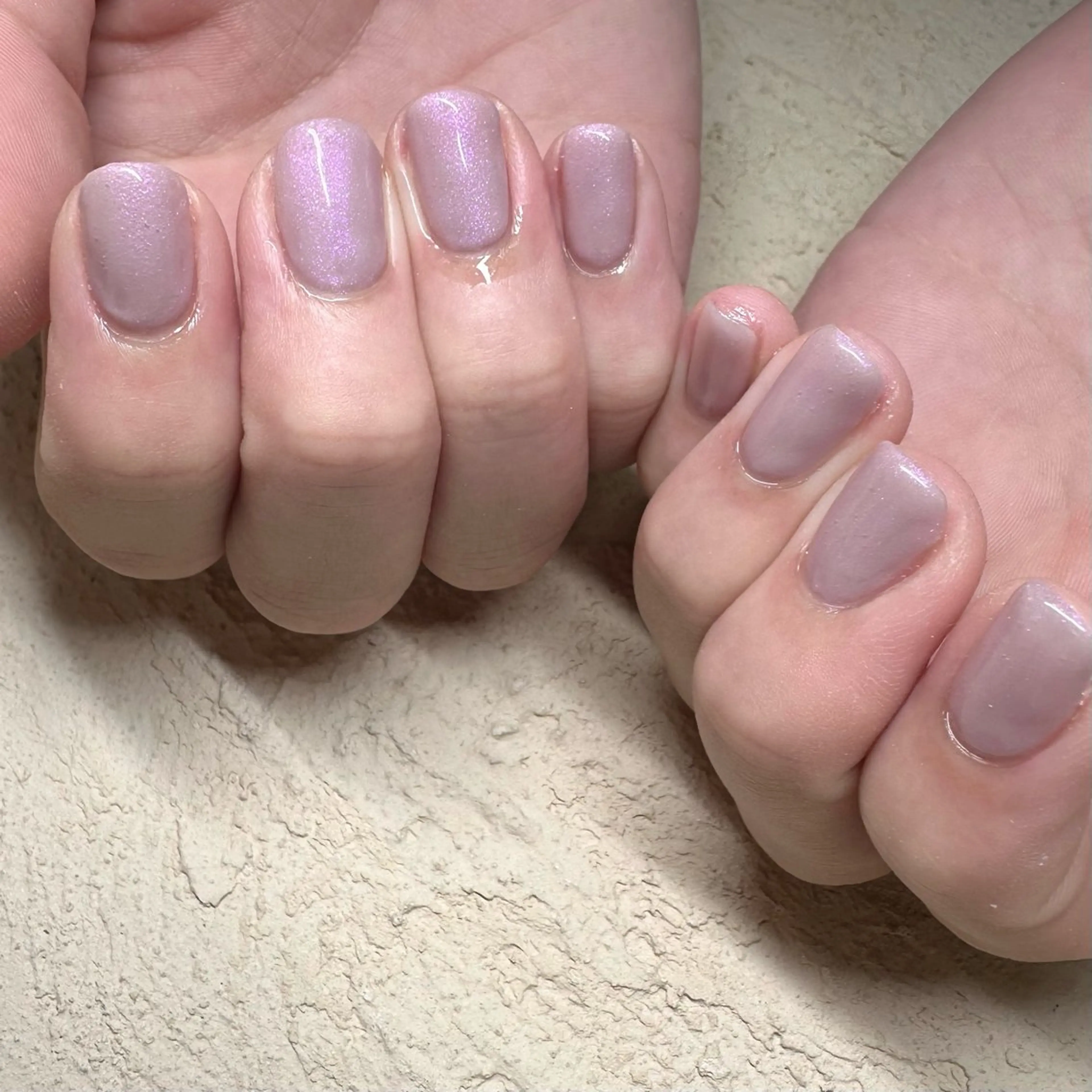 ネイル オーロラネイル ワンカラーネイル 🫧RaLa ⭐︎AYAKA🫧のネイルデザイン