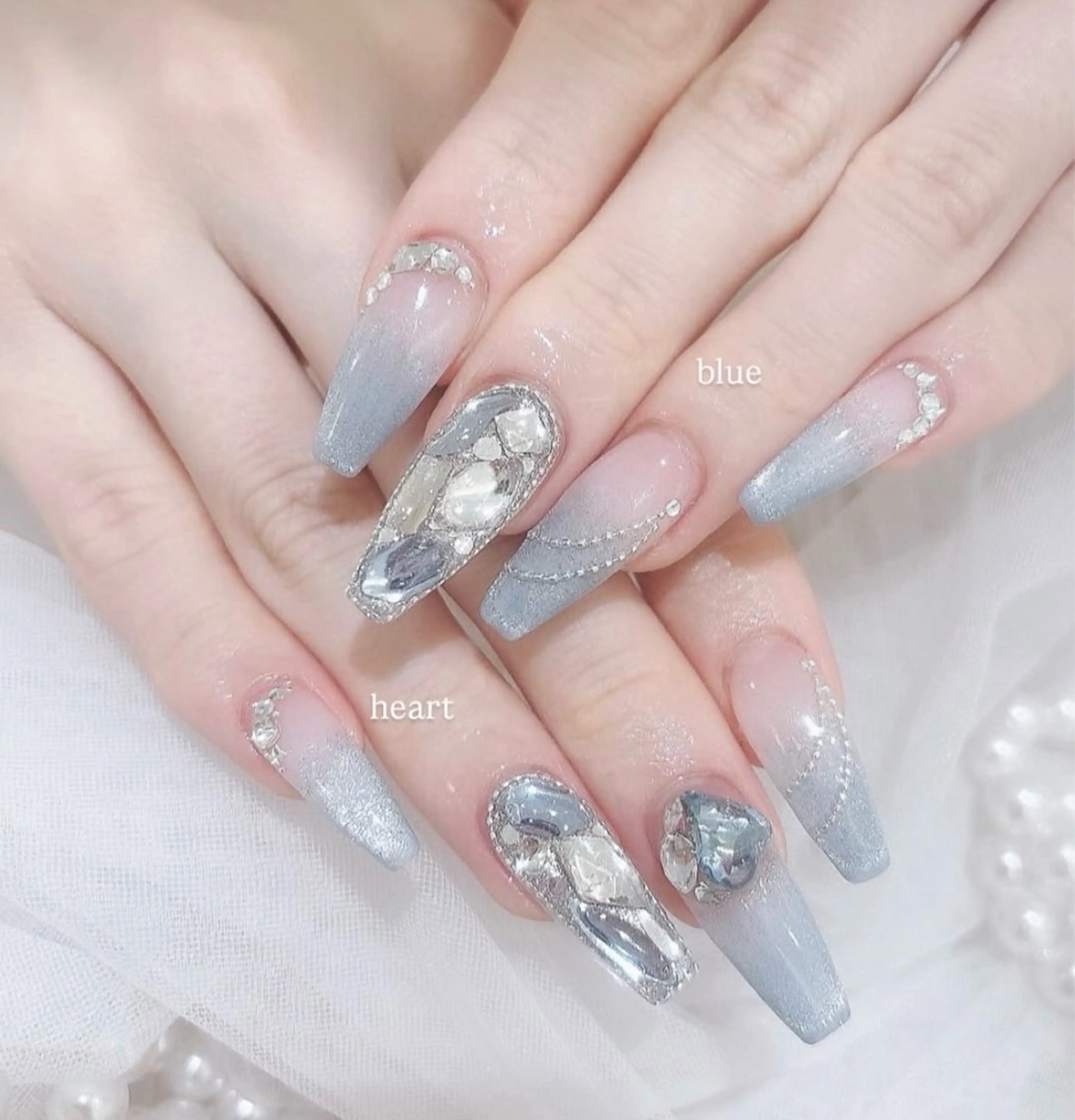 ネイル 韓国ネイル 持ち込み ニュアンスネイル ネイルチップ ハンドネイル TABI ANA.CHUOのネイルデザイン