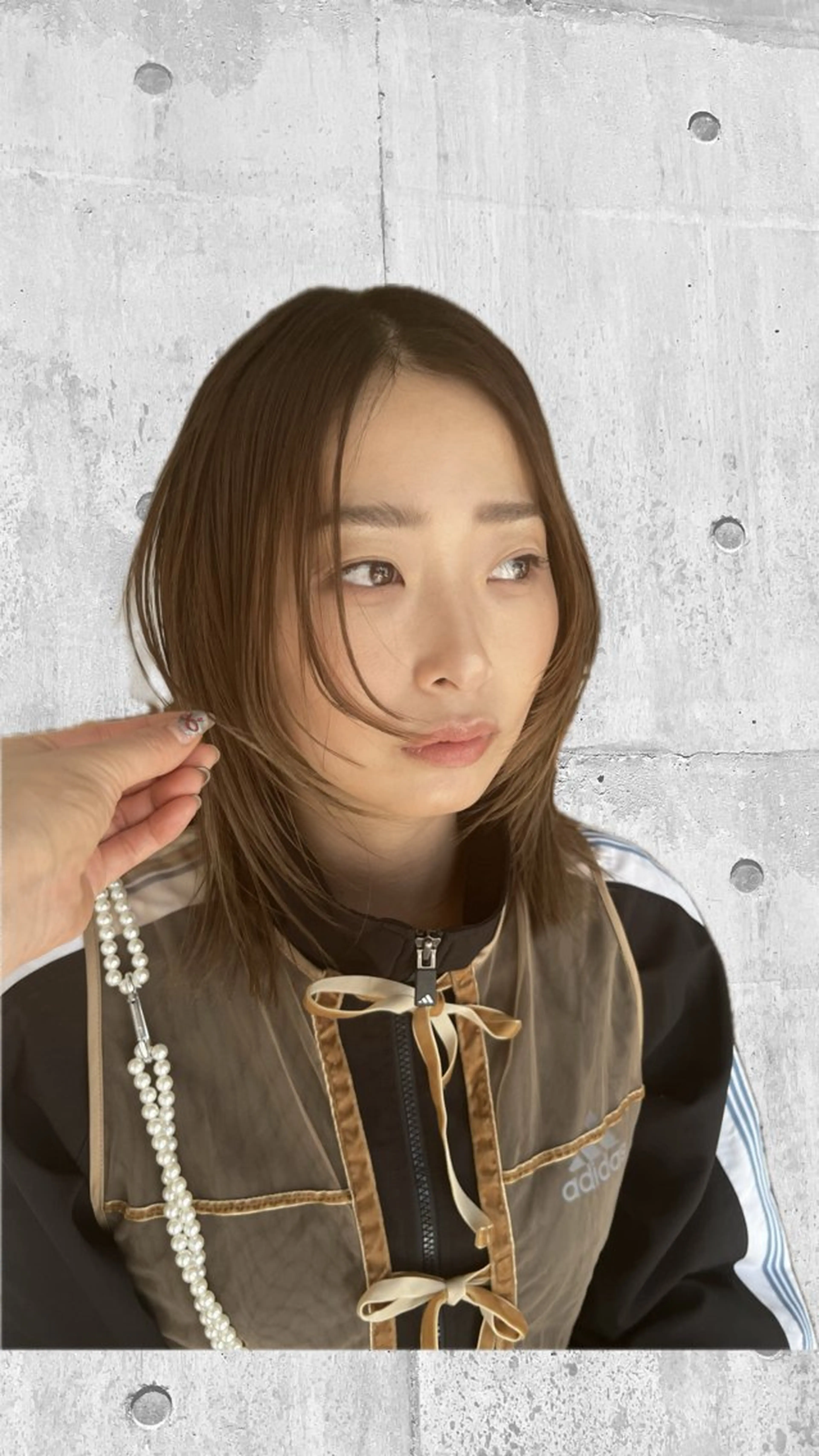 ミディアム 顔まわりレイヤー レイヤーカット カット トリートメント Miku🪄💫 フェイスレイヤーのヘアスタイル