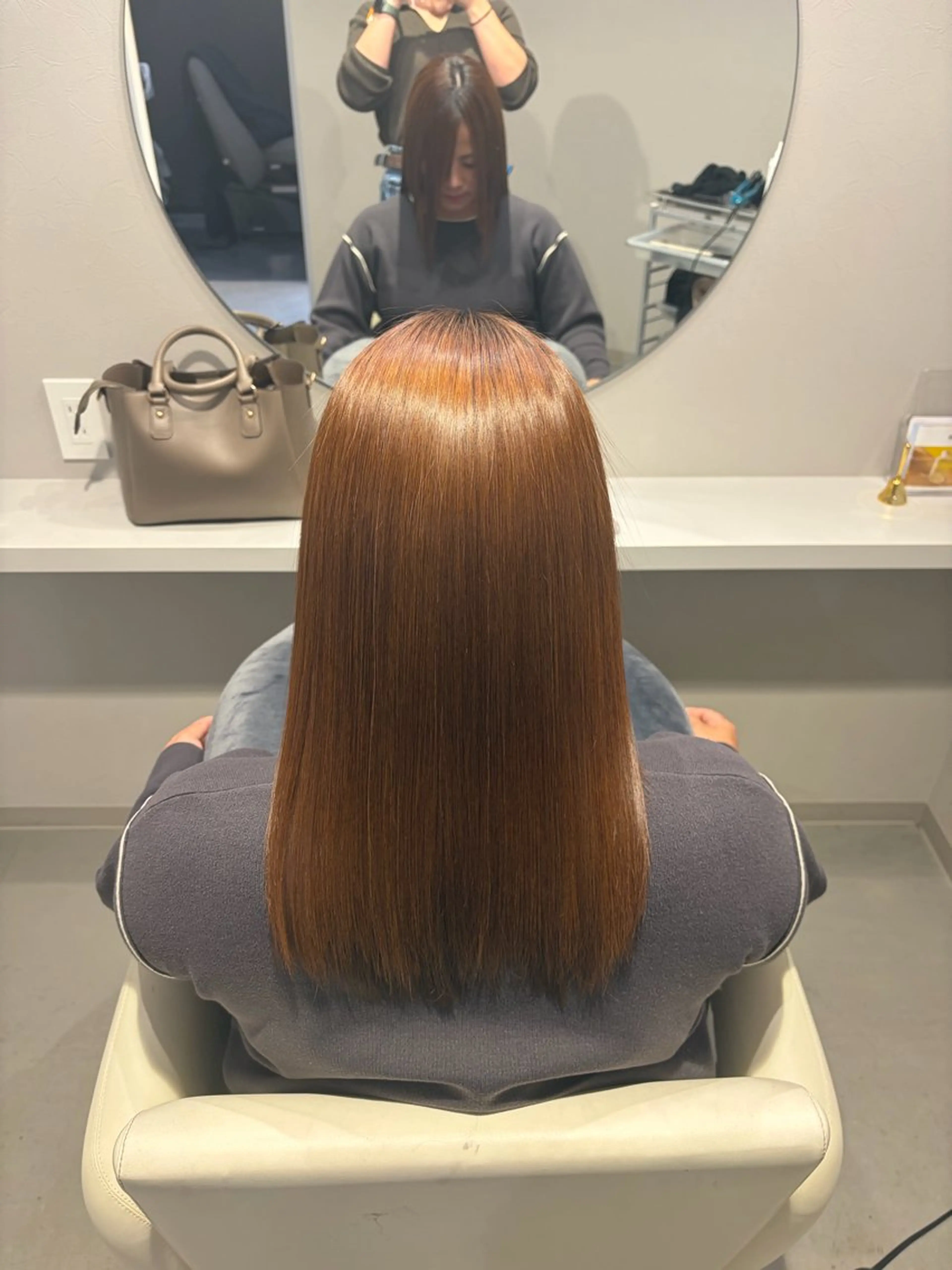 セミロング 縮毛矯正 縮毛矯正 🌻東尾 凜🌻のヘアスタイル