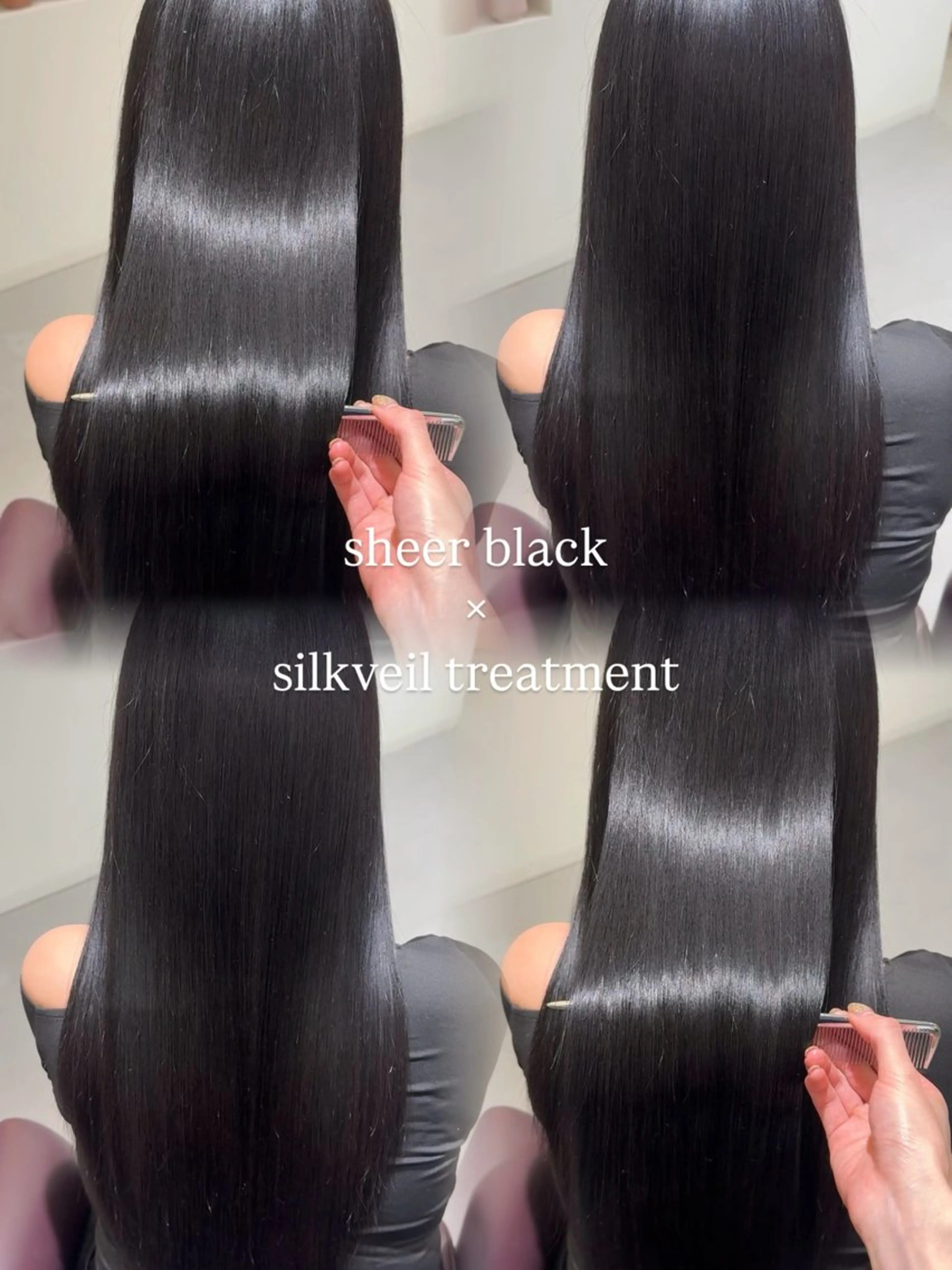 ロング ヘアカラー トリートメント ️🫧透明感カラー& 髪質改善🎀いさきのヘアスタイル