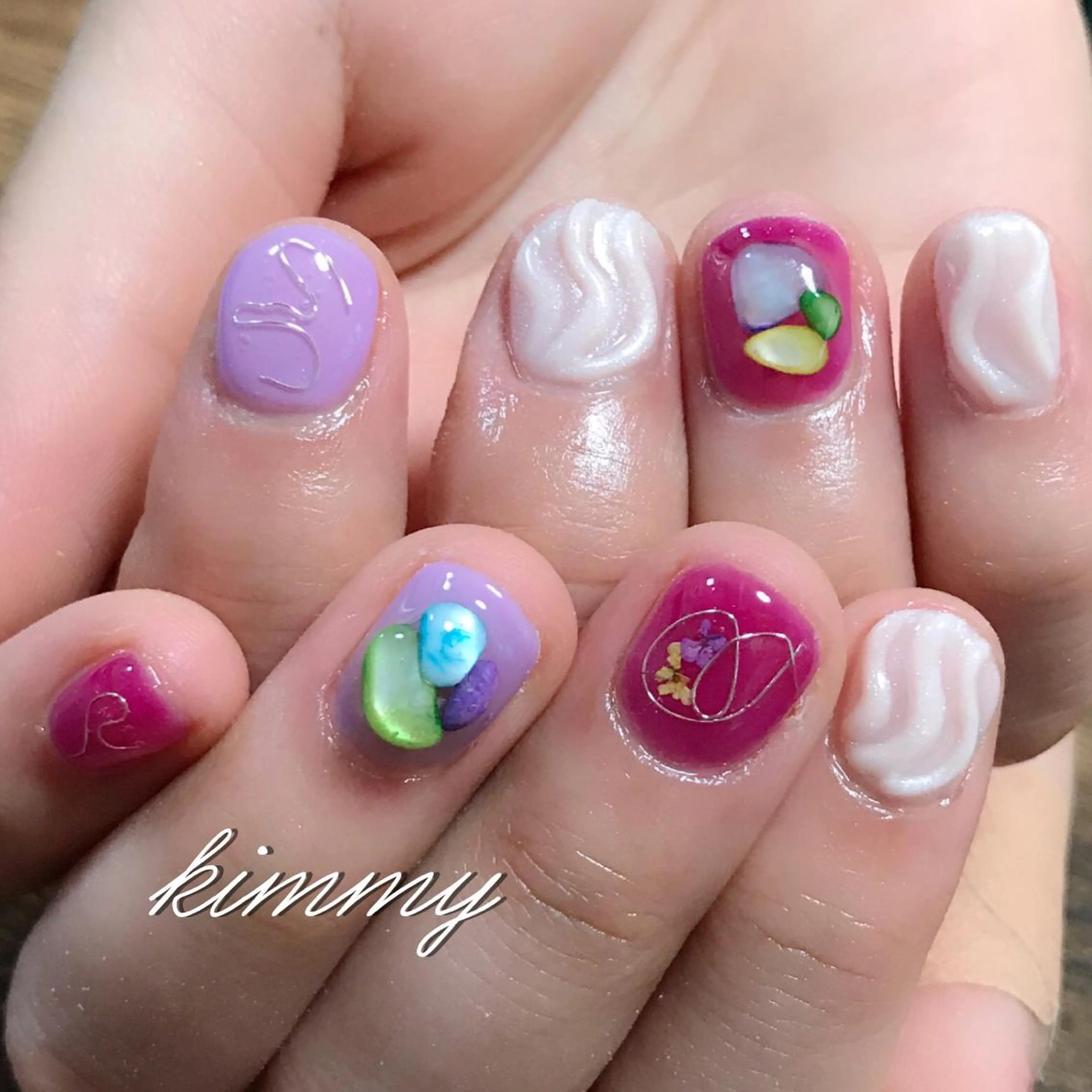 ネイル ハンドネイル kimmy nailsのネイルデザイン