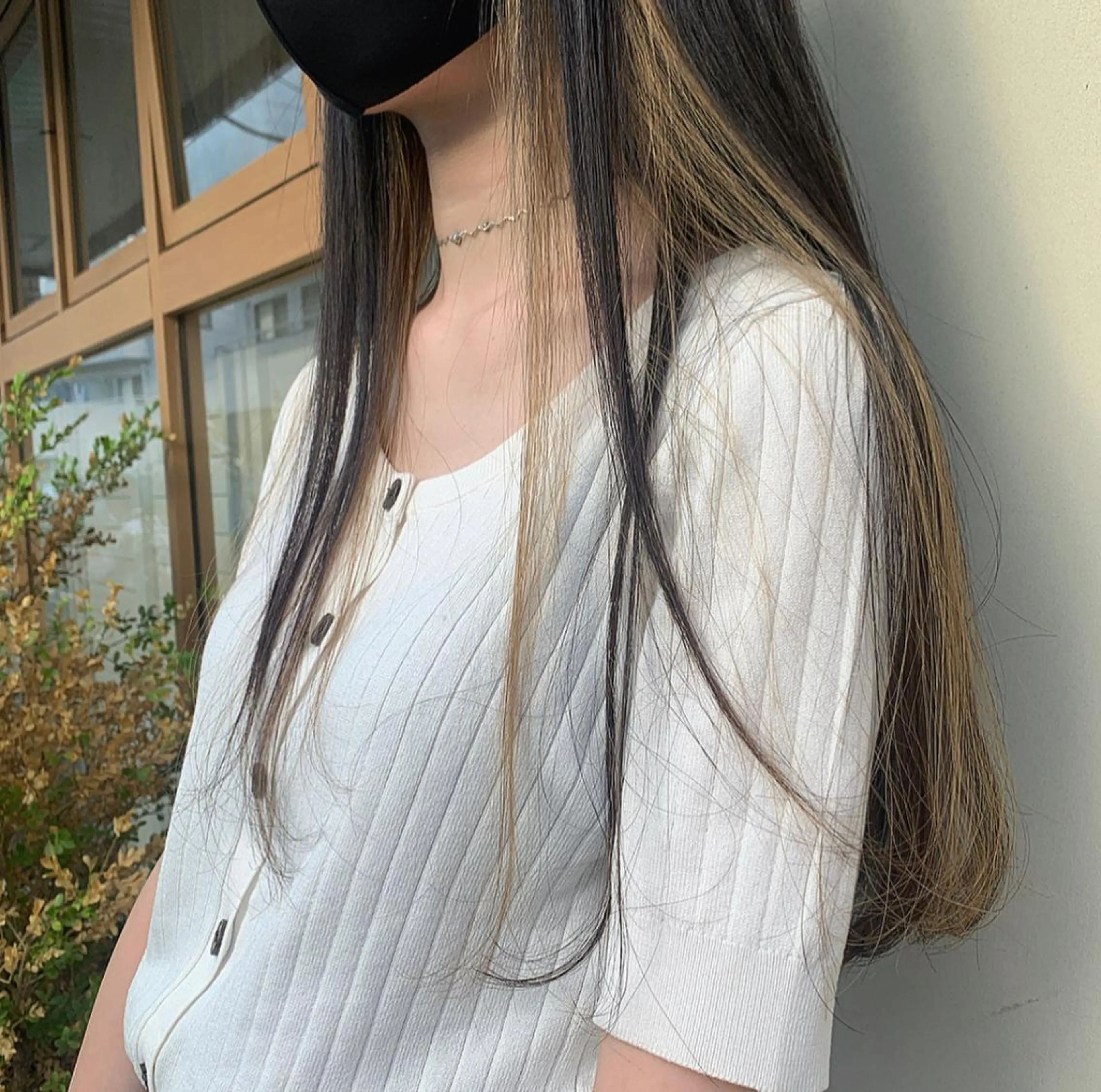 ロング カラー 顔周り/レイヤー 🤍マリノのヘアスタイル