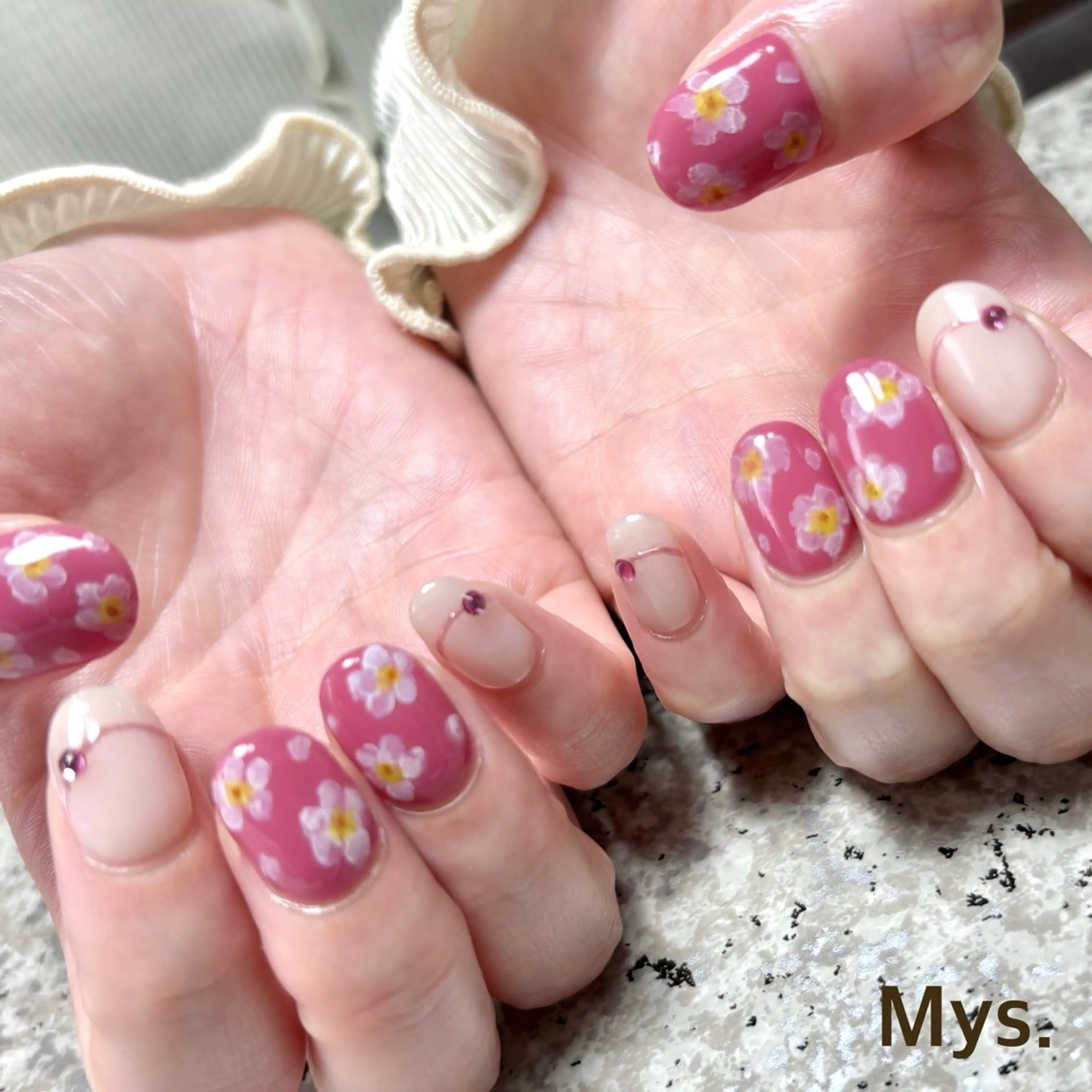 ネイル ハンドネイル Mys. 三上紗紀のネイルデザイン