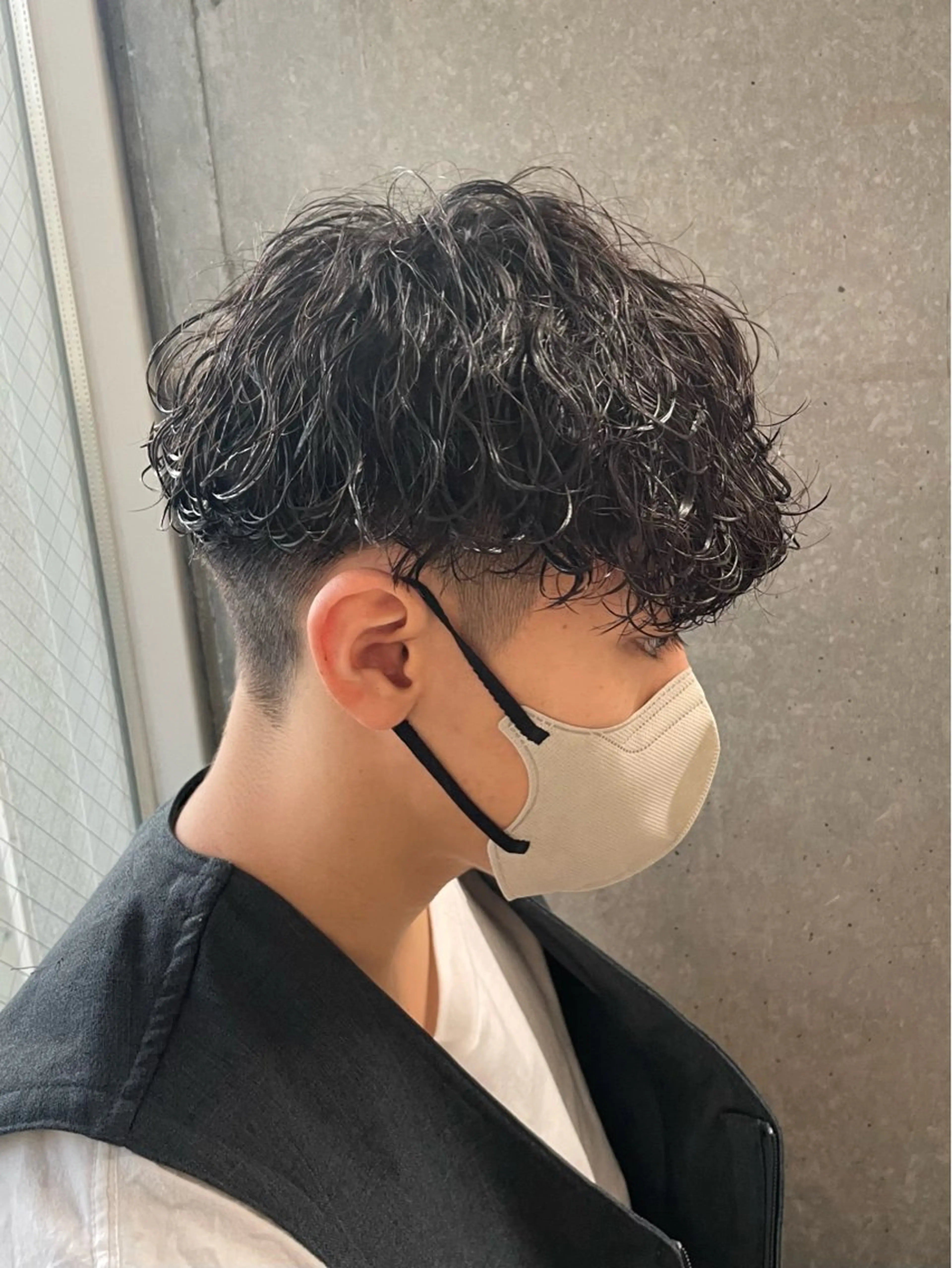 パーマ メンズ カット パーマ トリートメント ヘッドスパ ヘアセット メンズモテパーマ💙 fuwaのヘアスタイル