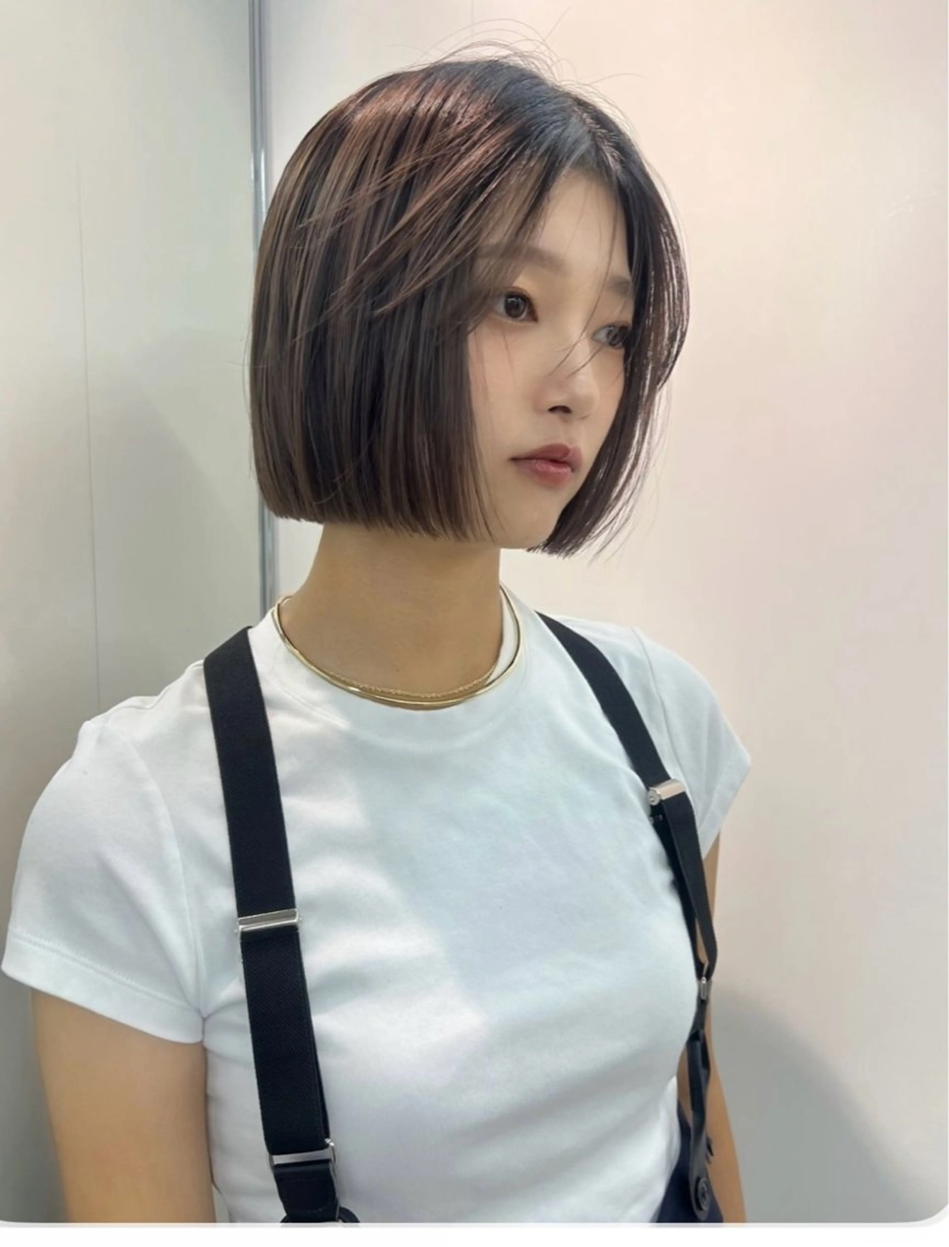 ショート youres hair恵比寿本店所属・縮毛矯正×レイヤー カット/飯田 輝のヘアスタイル