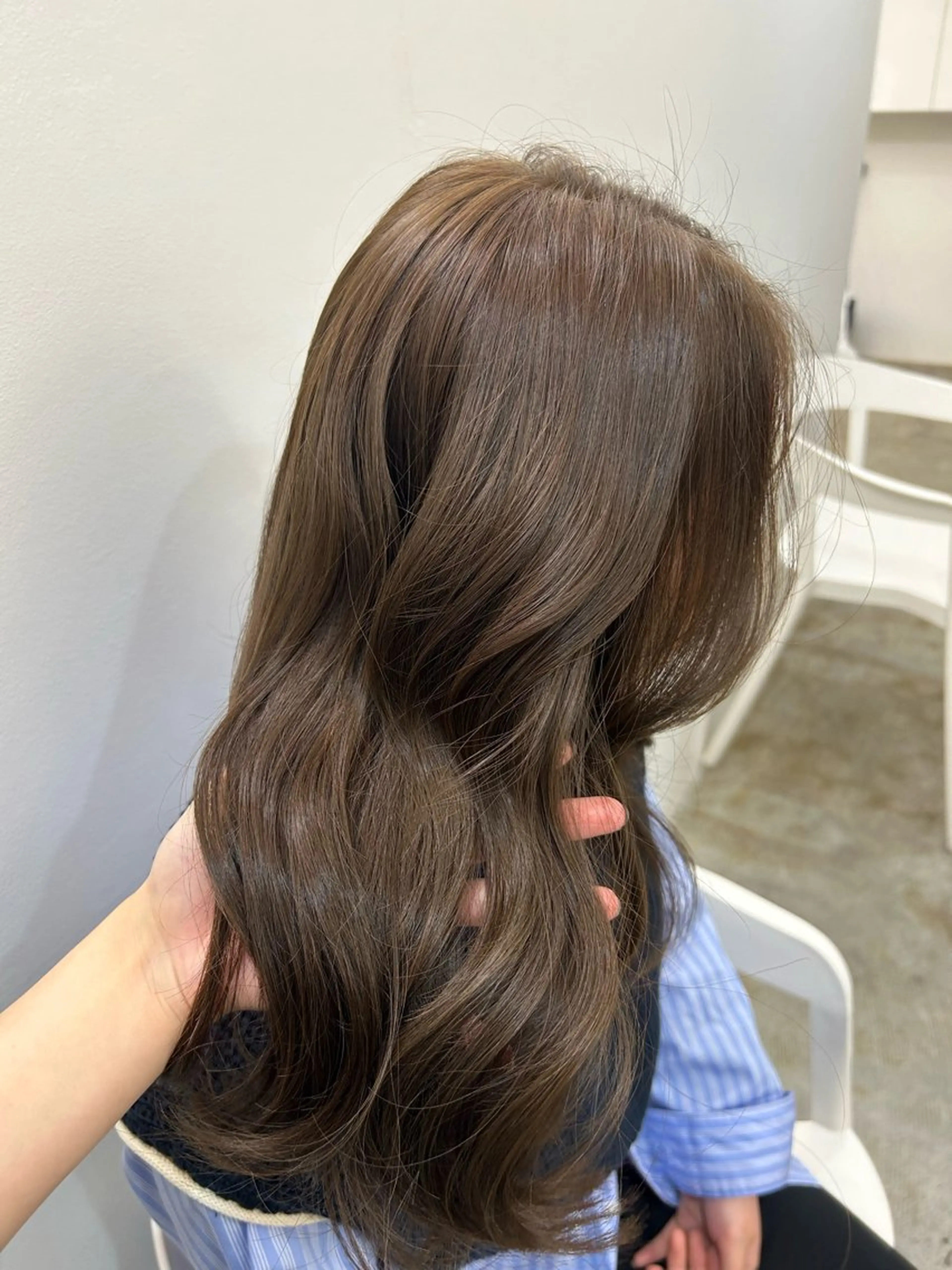 セミロング 理寛寺 さきののヘアスタイル