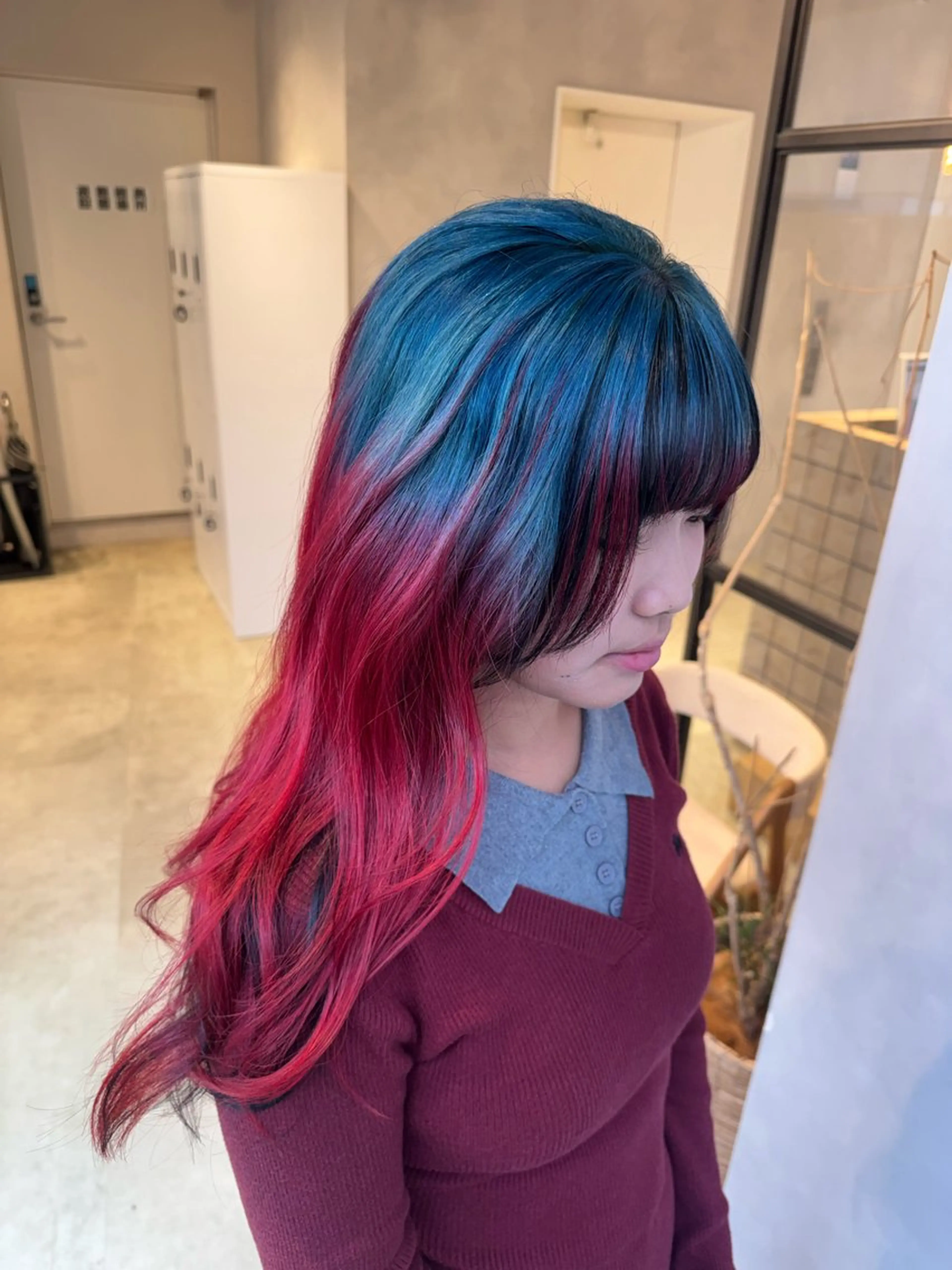 カラー カット ヘアカラー トリートメント 透明感カラー✨艶髪 制作🌱山根あゆみのヘアスタイル