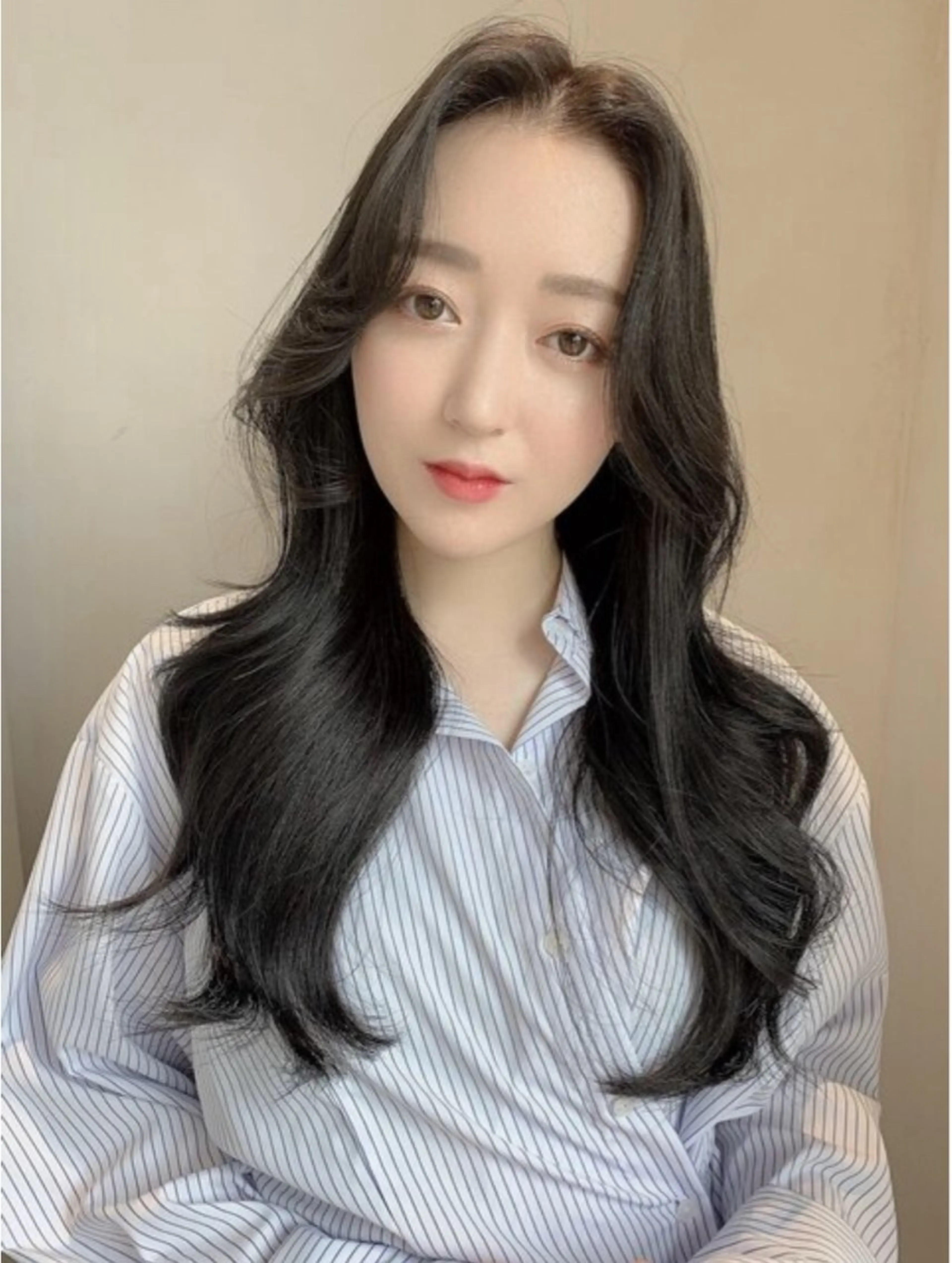 ロング カット ヘアカラー トリートメント macaron宇都宮 柴山凌輔のヘアスタイル