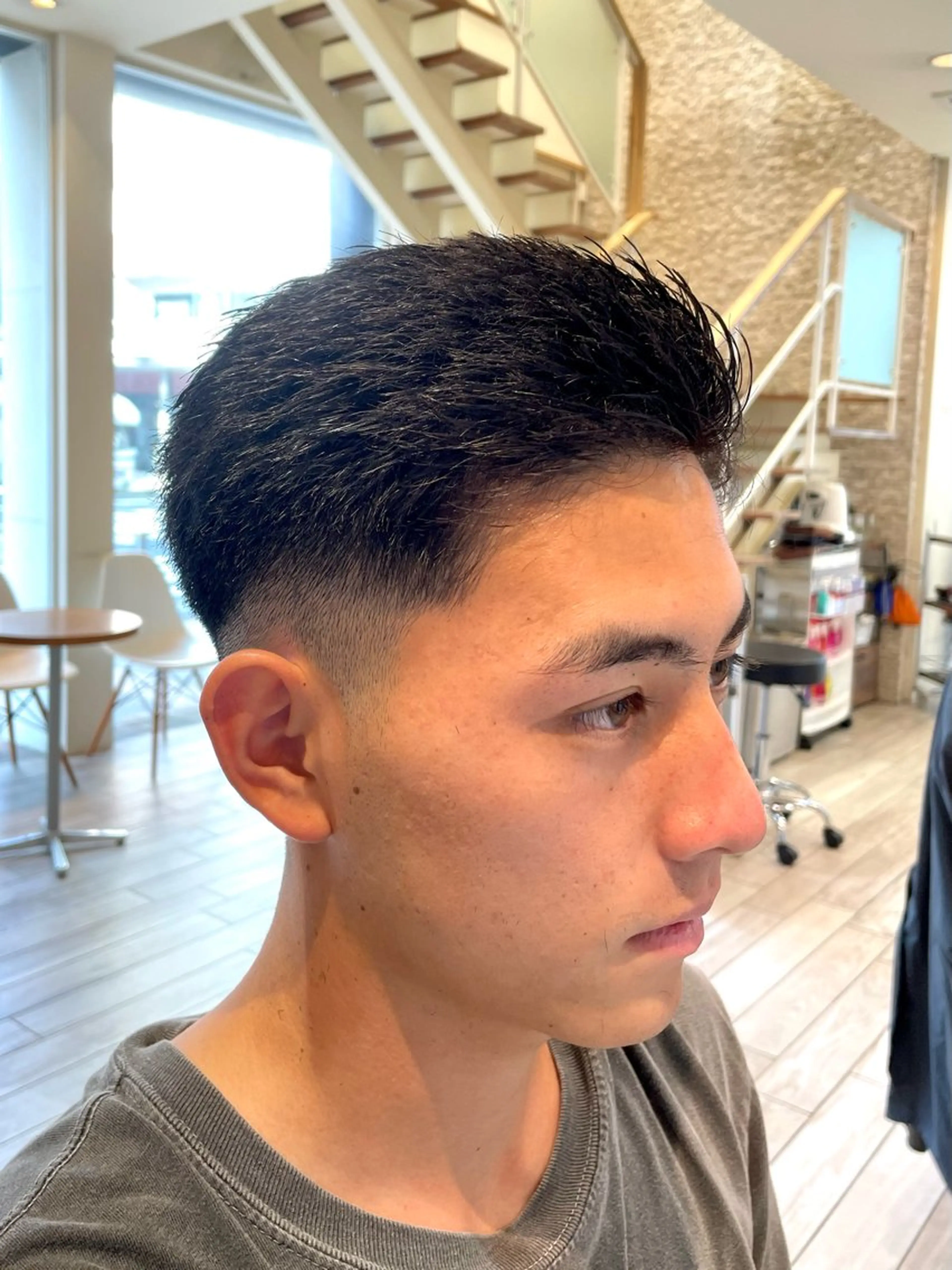 ショート メンズ フェードカット カット パーマ/フェード🔥 佐々木波人のヘアスタイル