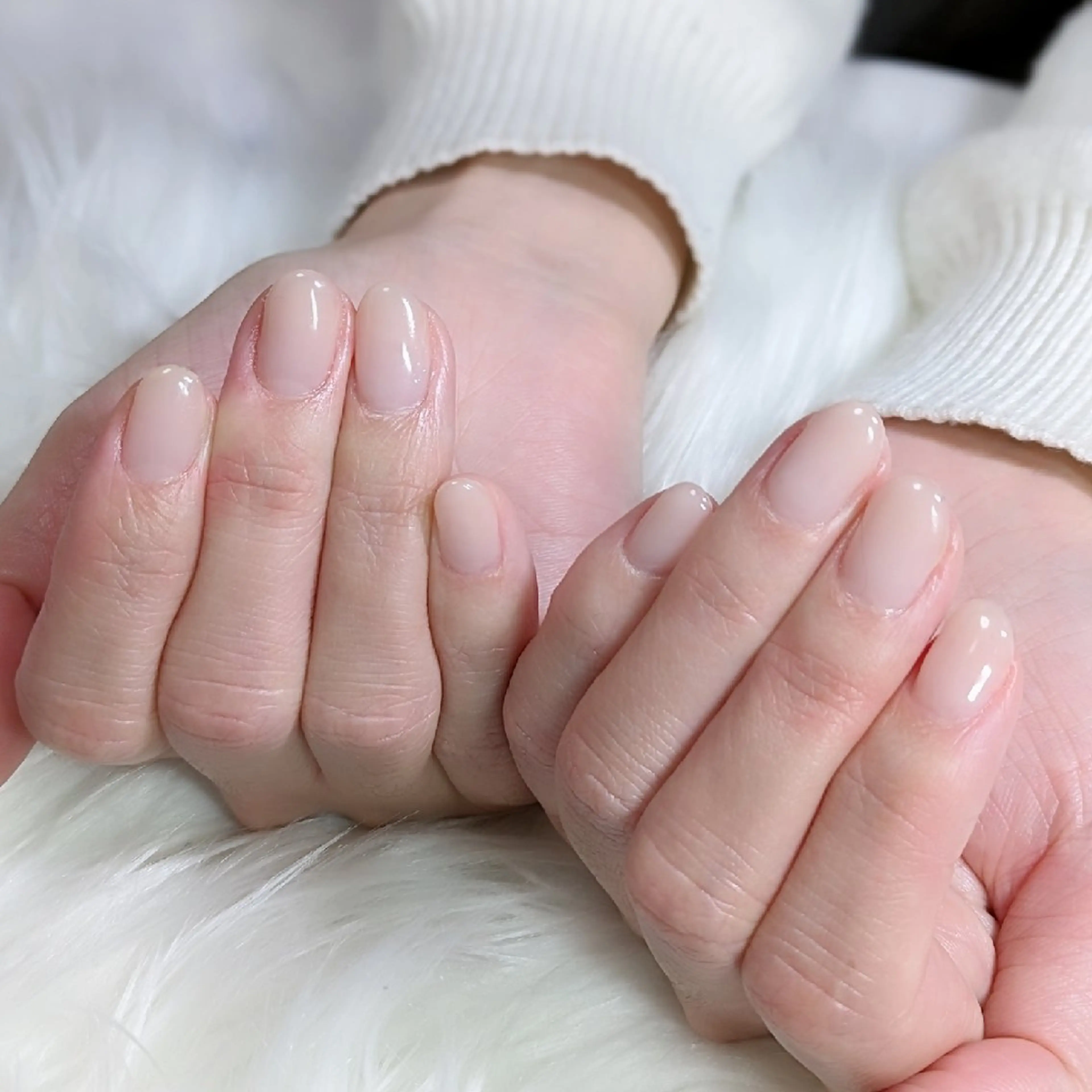 ネイル ワンカラーネイル 冬ネイル m&pPrivate nailsalonのネイルデザイン