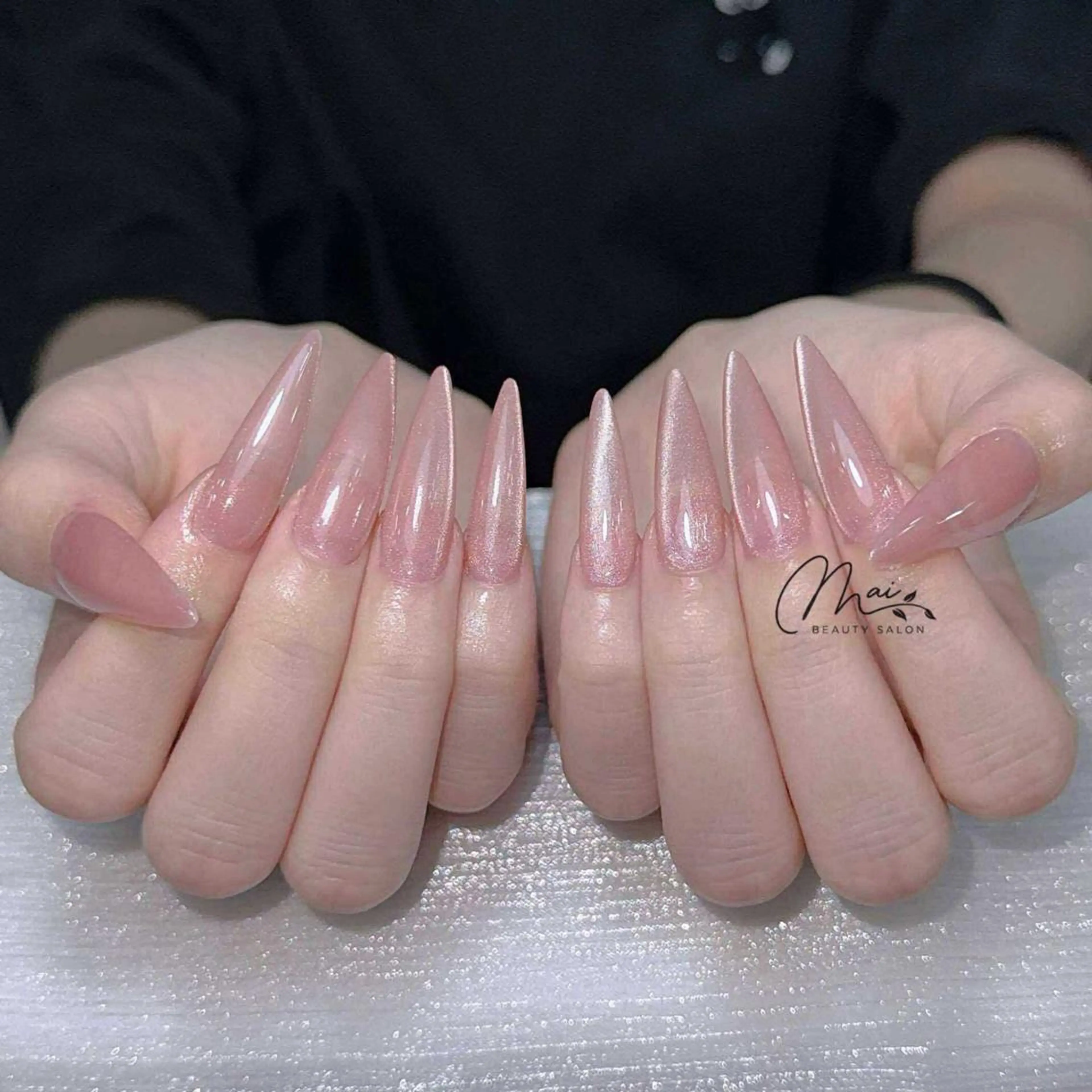 ネイル フットネイル ジェルネイル マグネットネイル パラジェル ワンホンネイル MaiBeauty Niのネイルデザイン