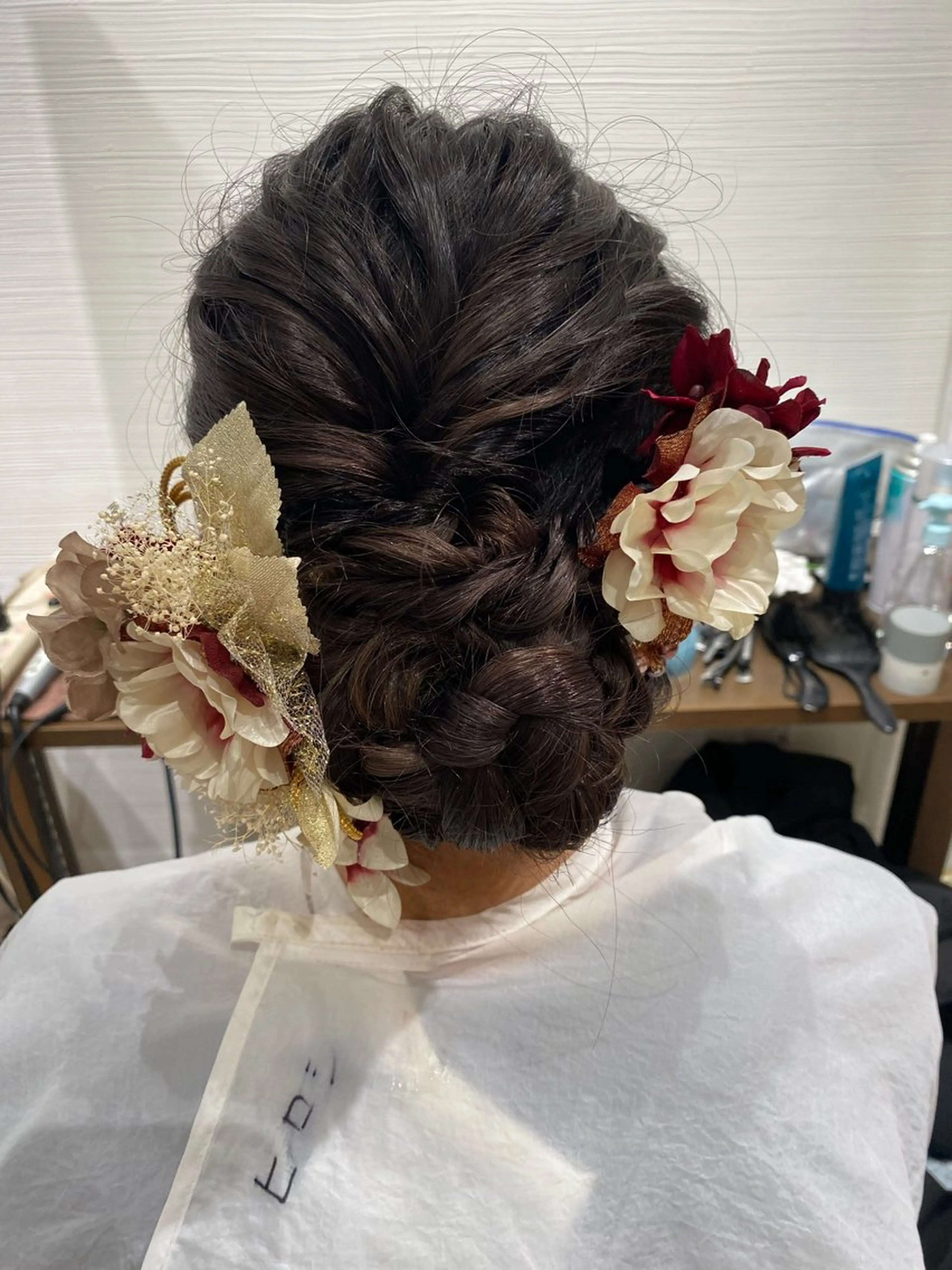 ロング ヘアアレンジ 成人式 卒業式のヘアスタイル ヘアセット Hiroshi ヒロシのヘアスタイル