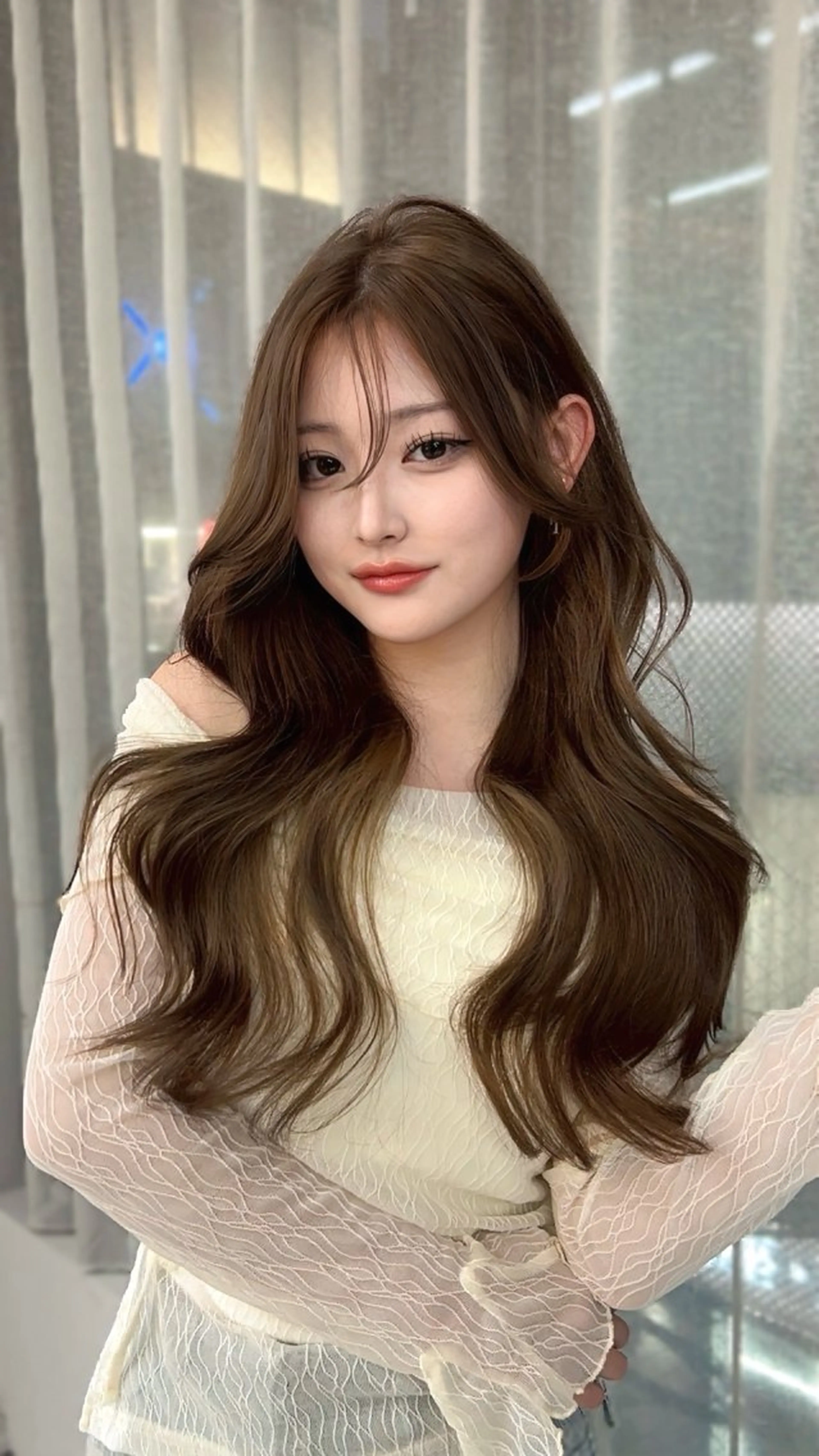 ロング カット ヘアカラー 木串 楽人のヘアスタイル