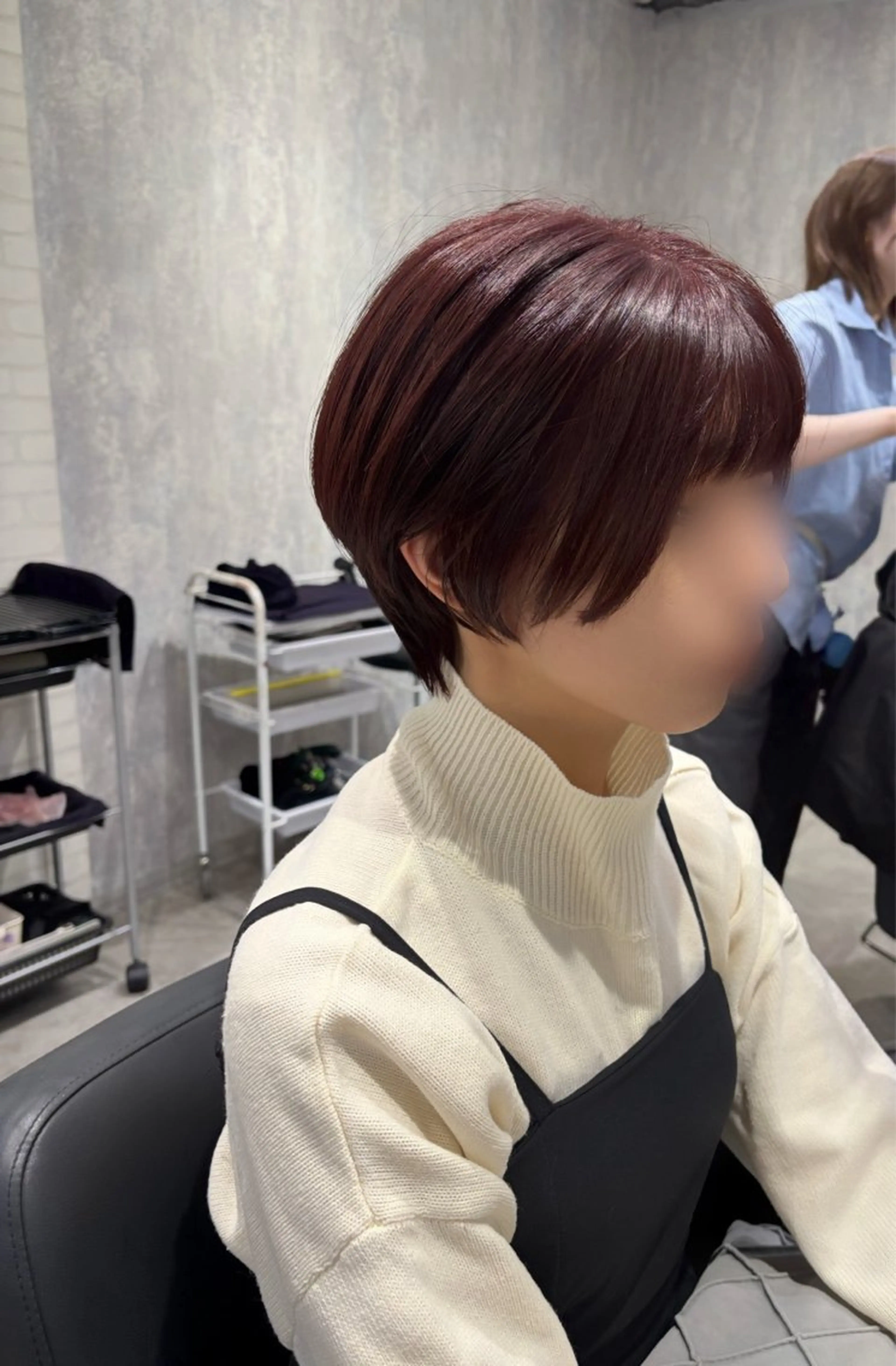 ショート カラー ヘアアレンジ カット ヘアカラー トリートメント kei🤎ベージュ /透明感カラー/博多のヘアスタイル