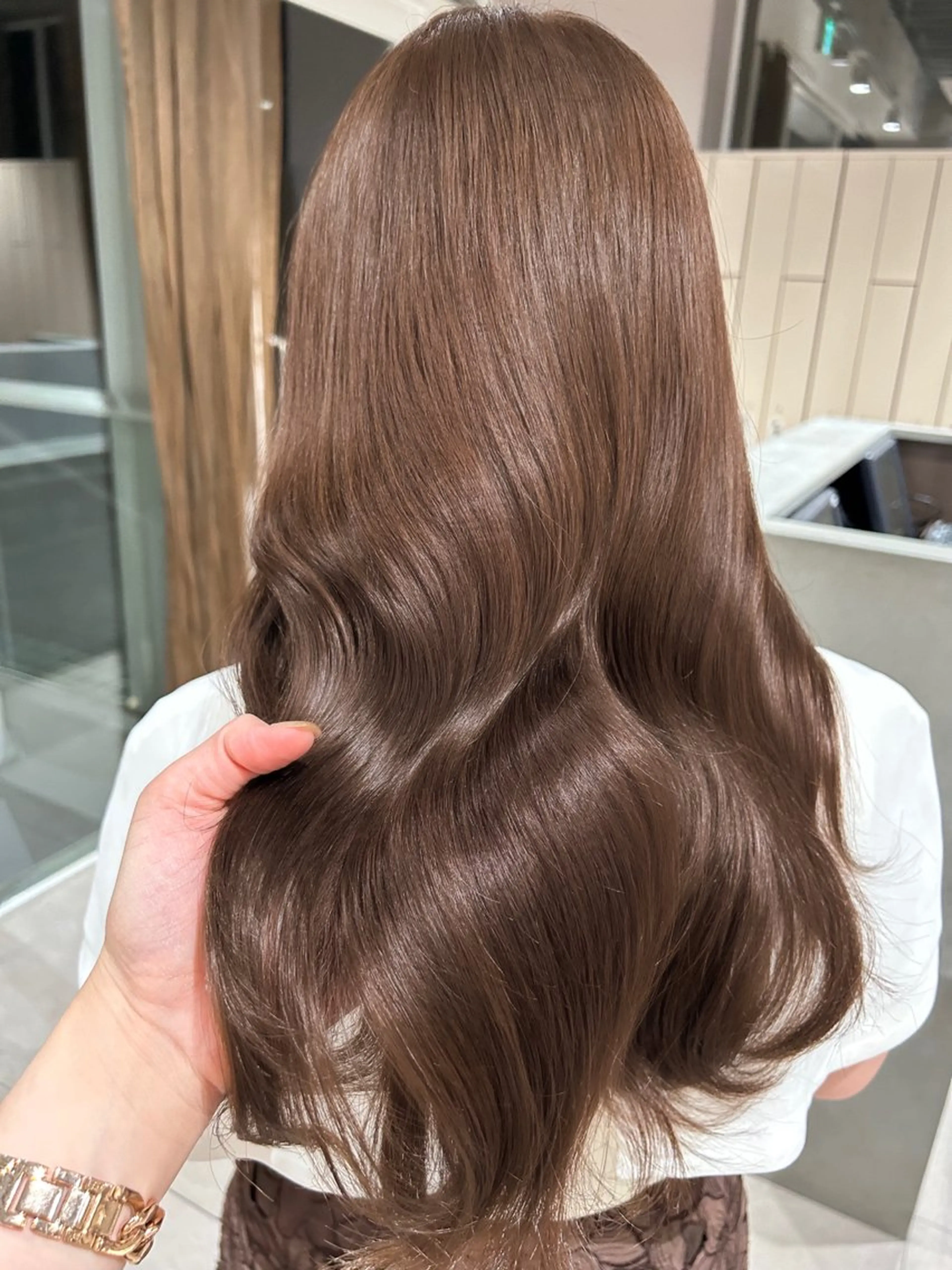 ロング カラー ミディアムヘア Chifumiのヘアスタイル