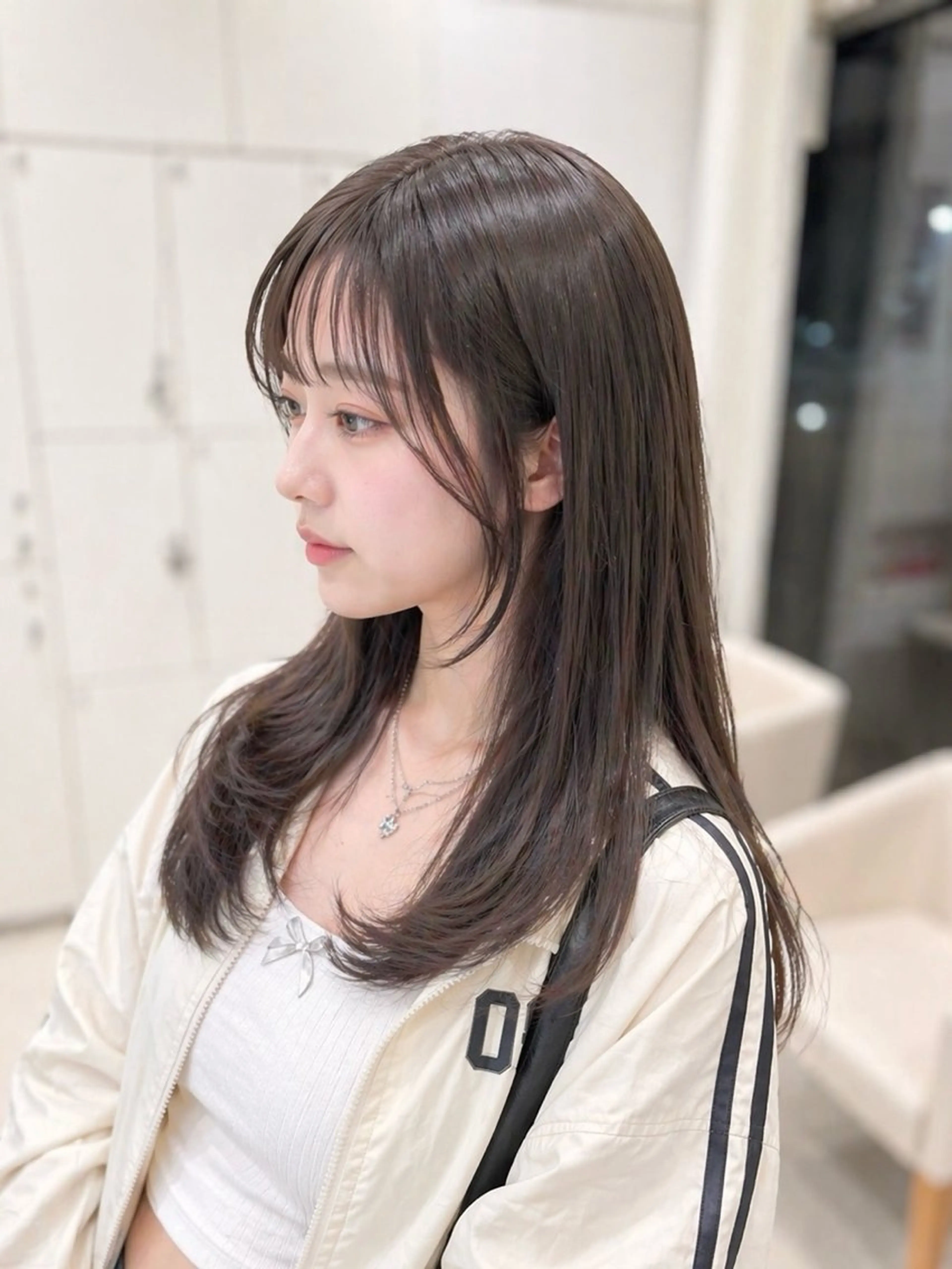 セミロング カット 金子 直樹のヘアスタイル