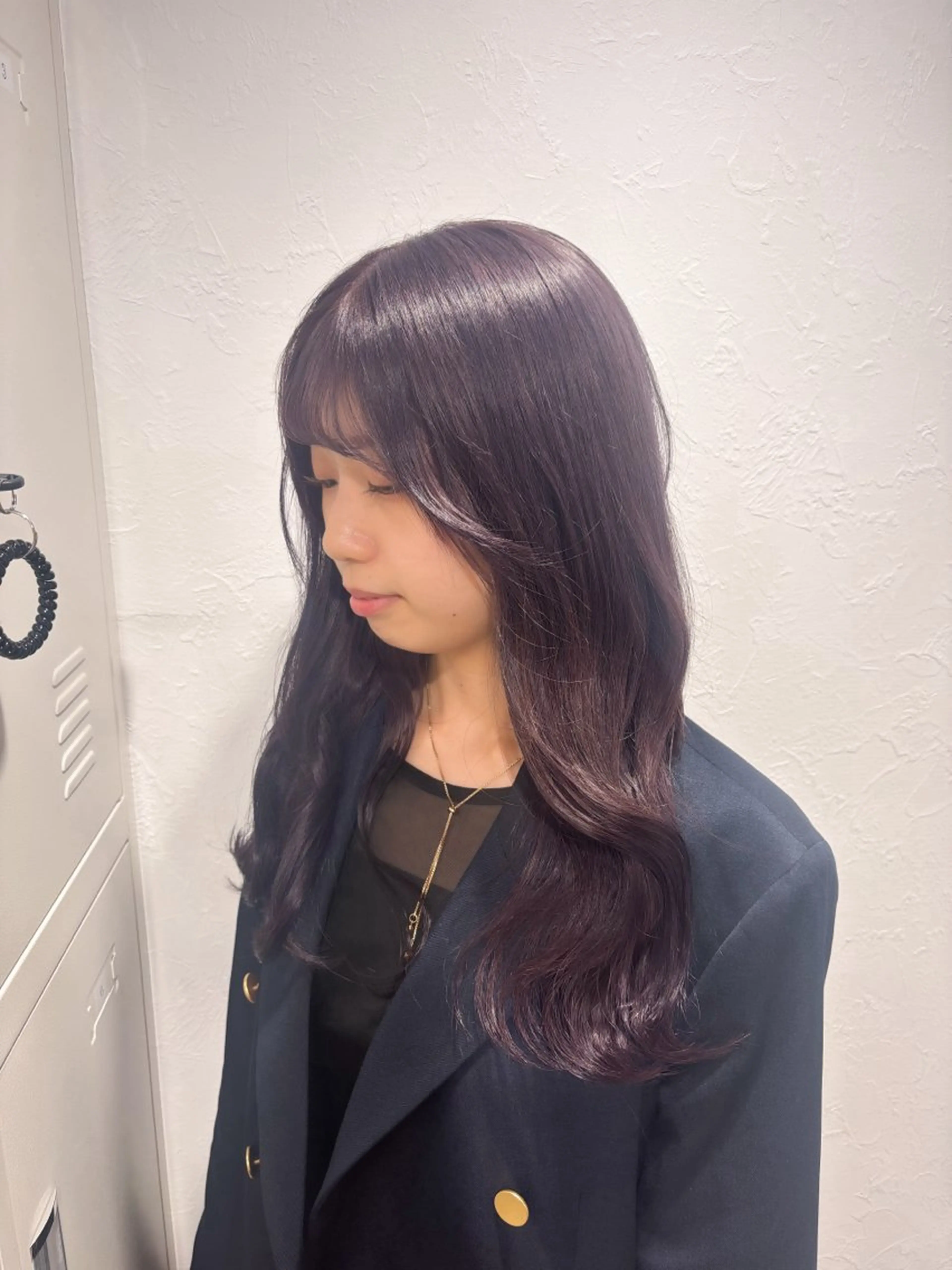 ロング カラー ヘアカラー トリートメント 髪質改善🩰透明感カ ラー🎀hinanoのヘアスタイル