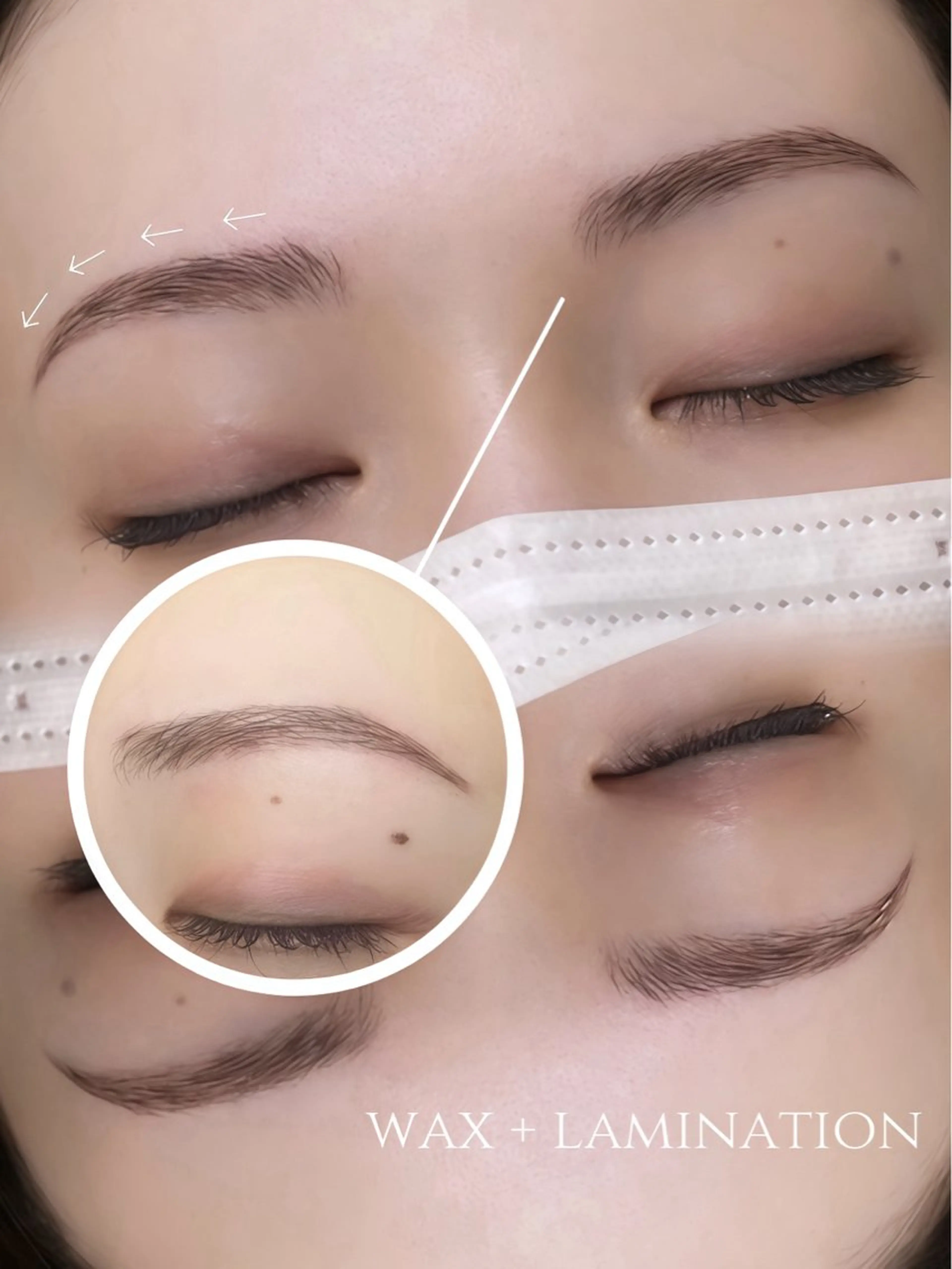 〈アイブロウ✨〉 wax脱毛/間引き/カット/メイク クーポンご利用初めての方の写真
