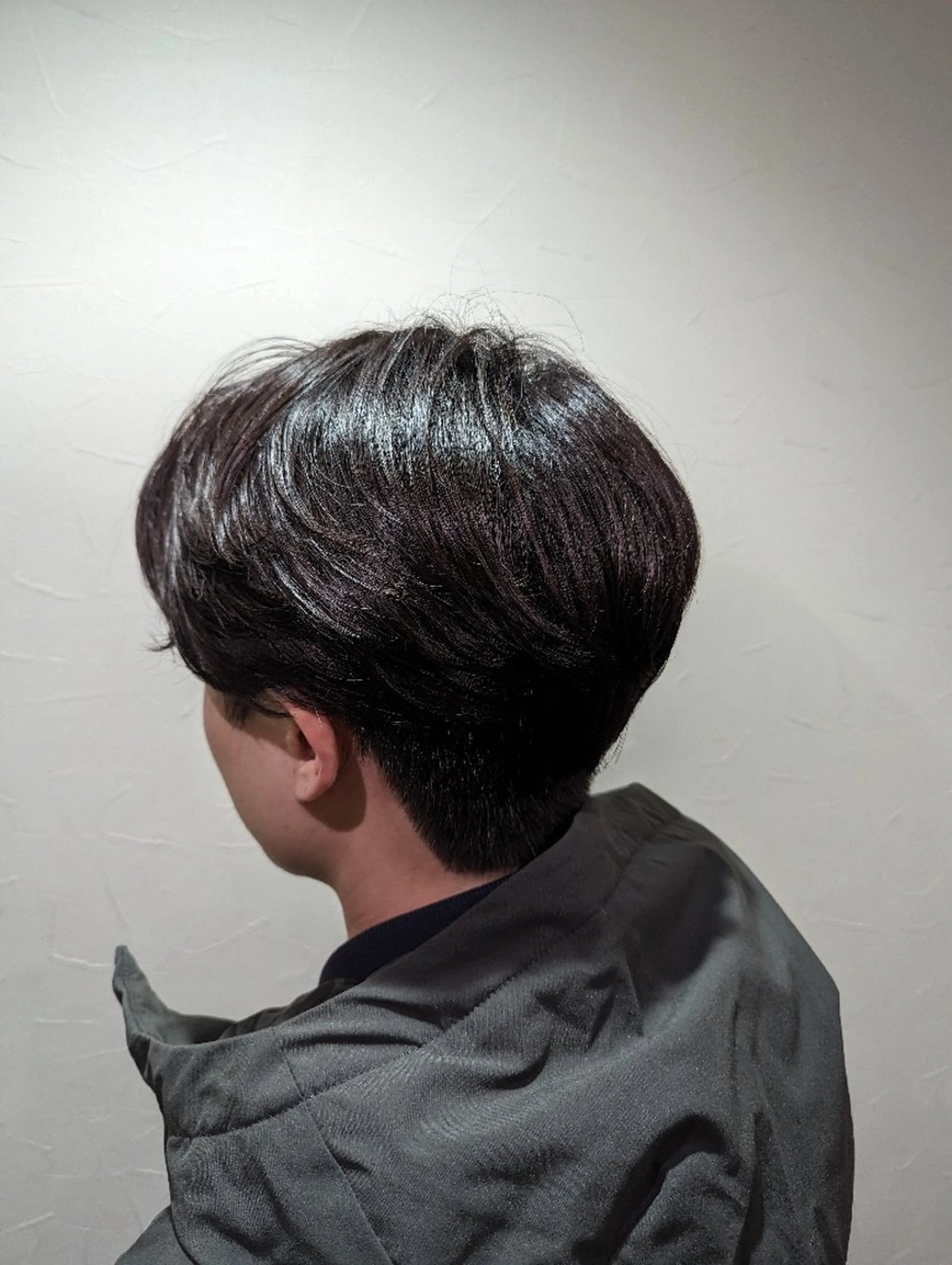 ミディアム カット 横須賀和也 ヒロ銀座一丁目のヘアスタイル