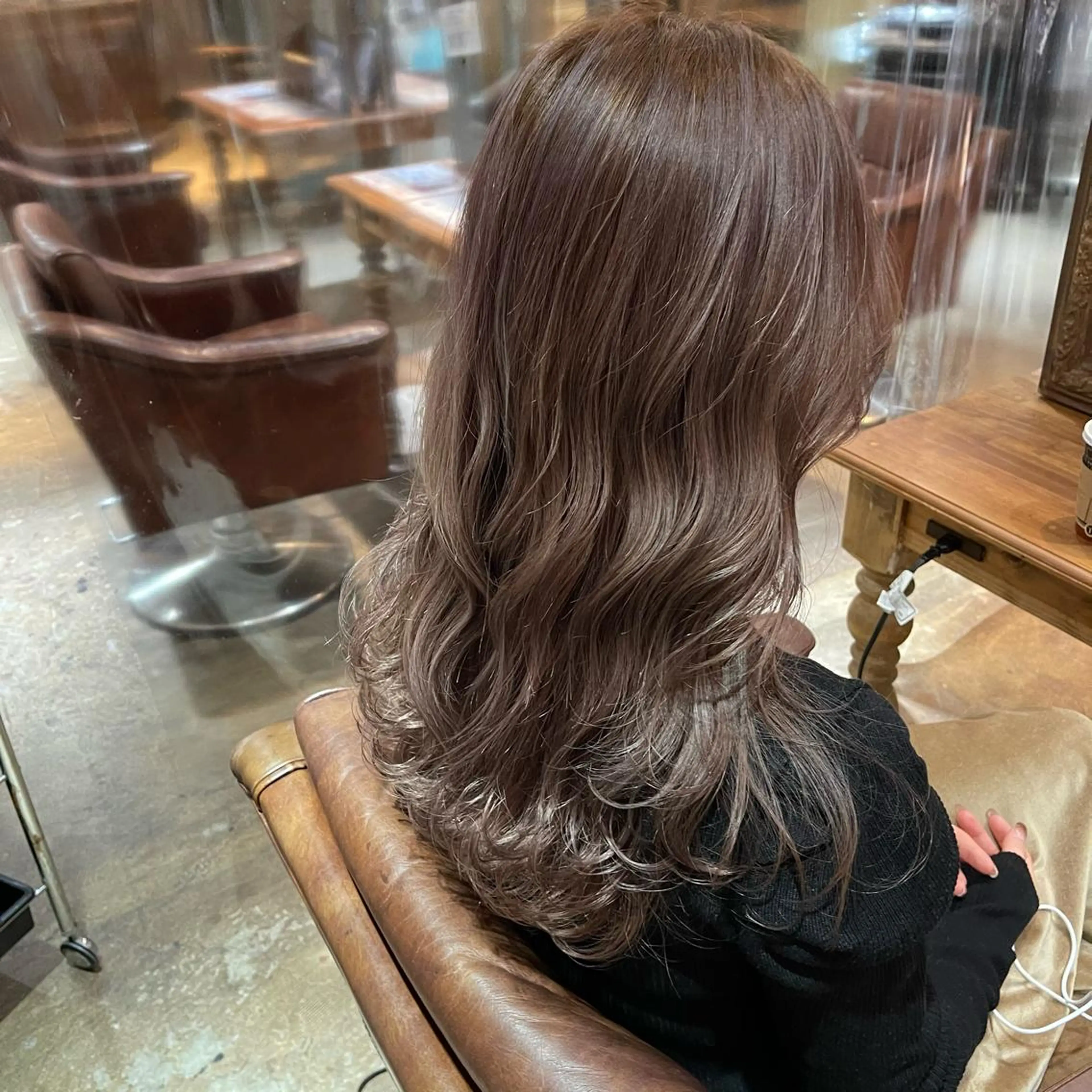 セミロング カラー ブリーチ ケアブリーチ ダブルカラー ハイライトカラー イルミナカラー ✂︎透明感カラー特化 /日和優真✂︎のヘアスタイル