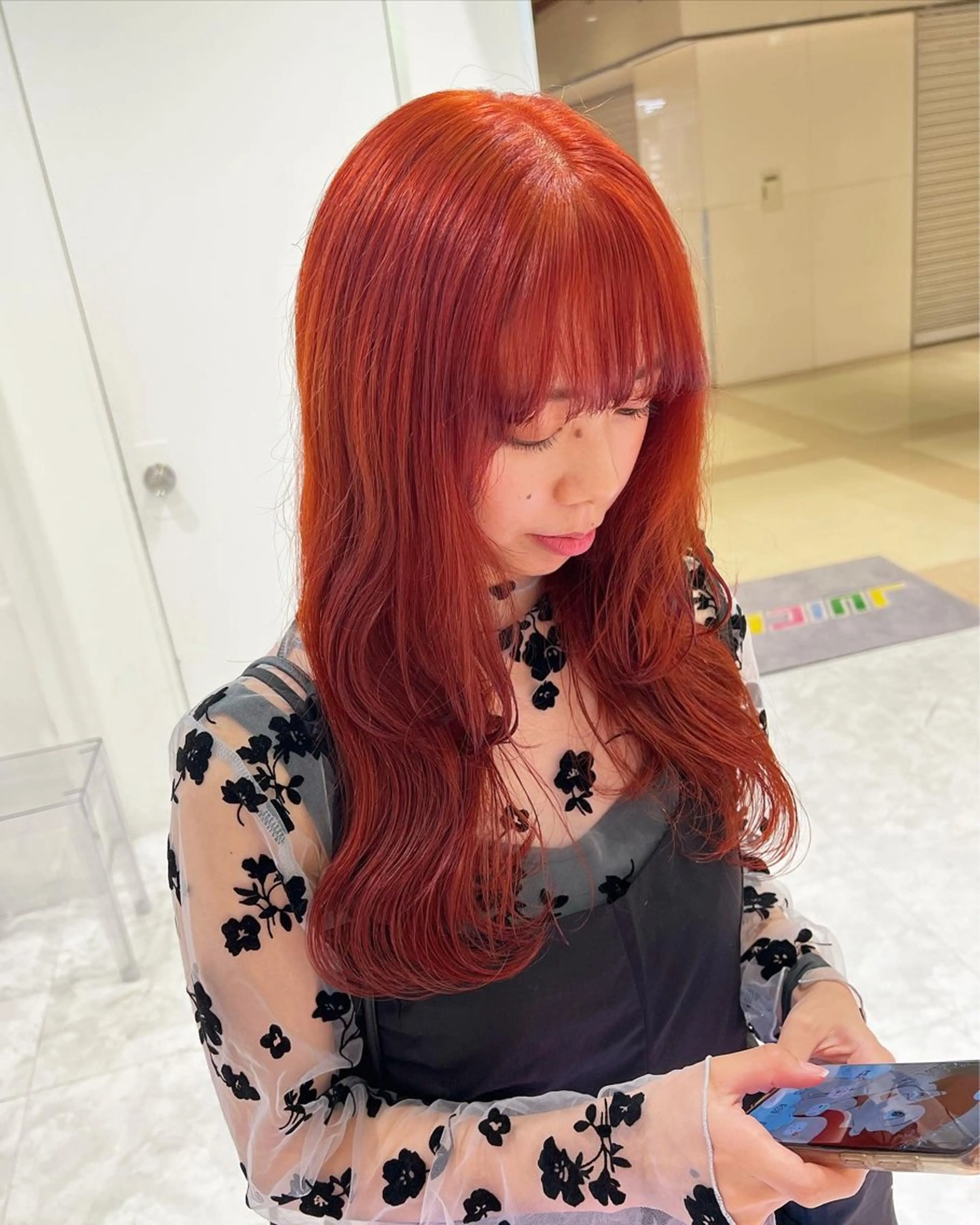 ロング カラー silly所属・レイヤーカットモデル 募集中　ukaのヘアスタイル