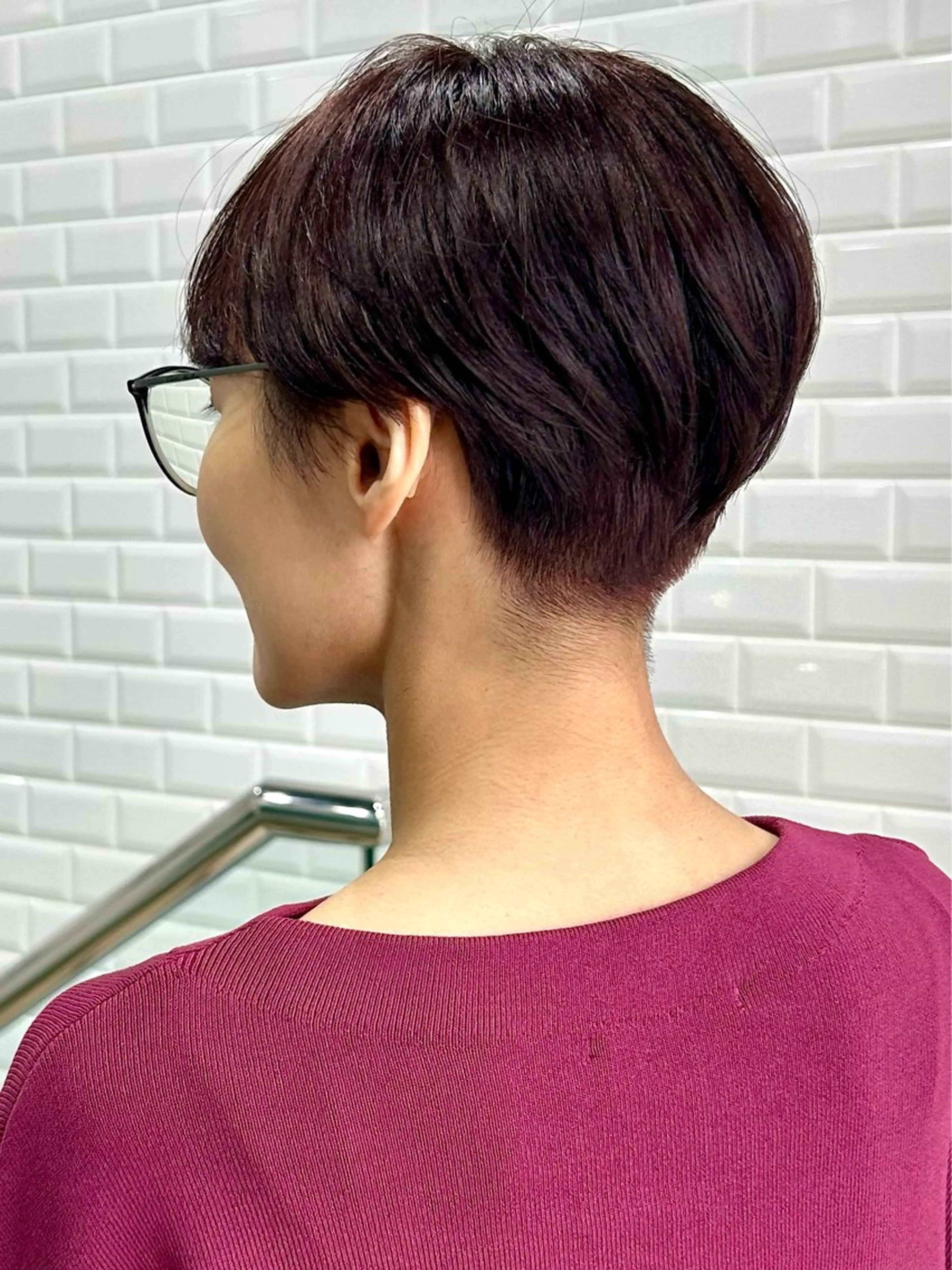 ショート カラー カット ヘアカラー トリートメント APPiiS 柳田 葵のヘアスタイル