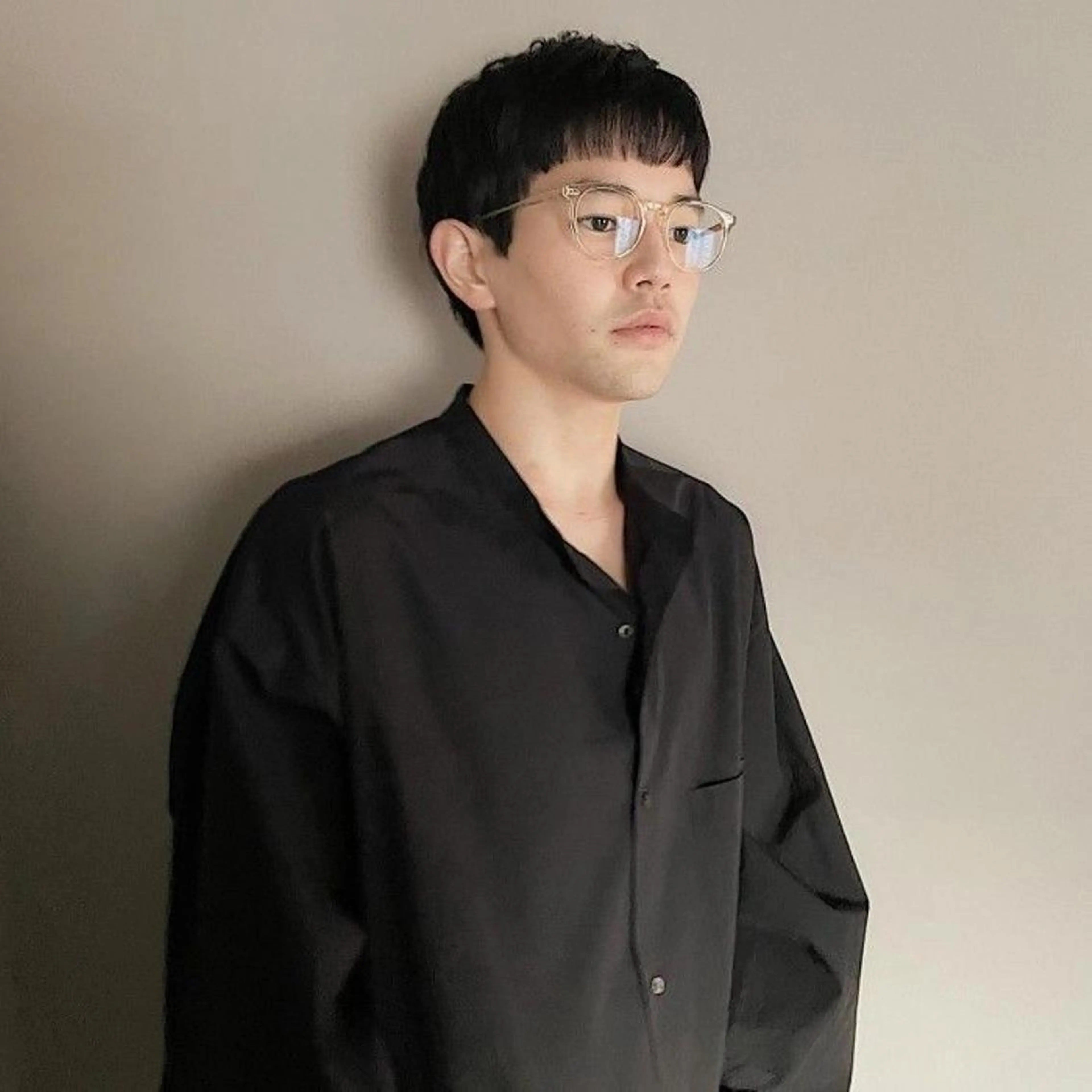 ショート メンズ カット トリートメント レイヤーボブ/ 艶カラー/サナ🌼のヘアスタイル