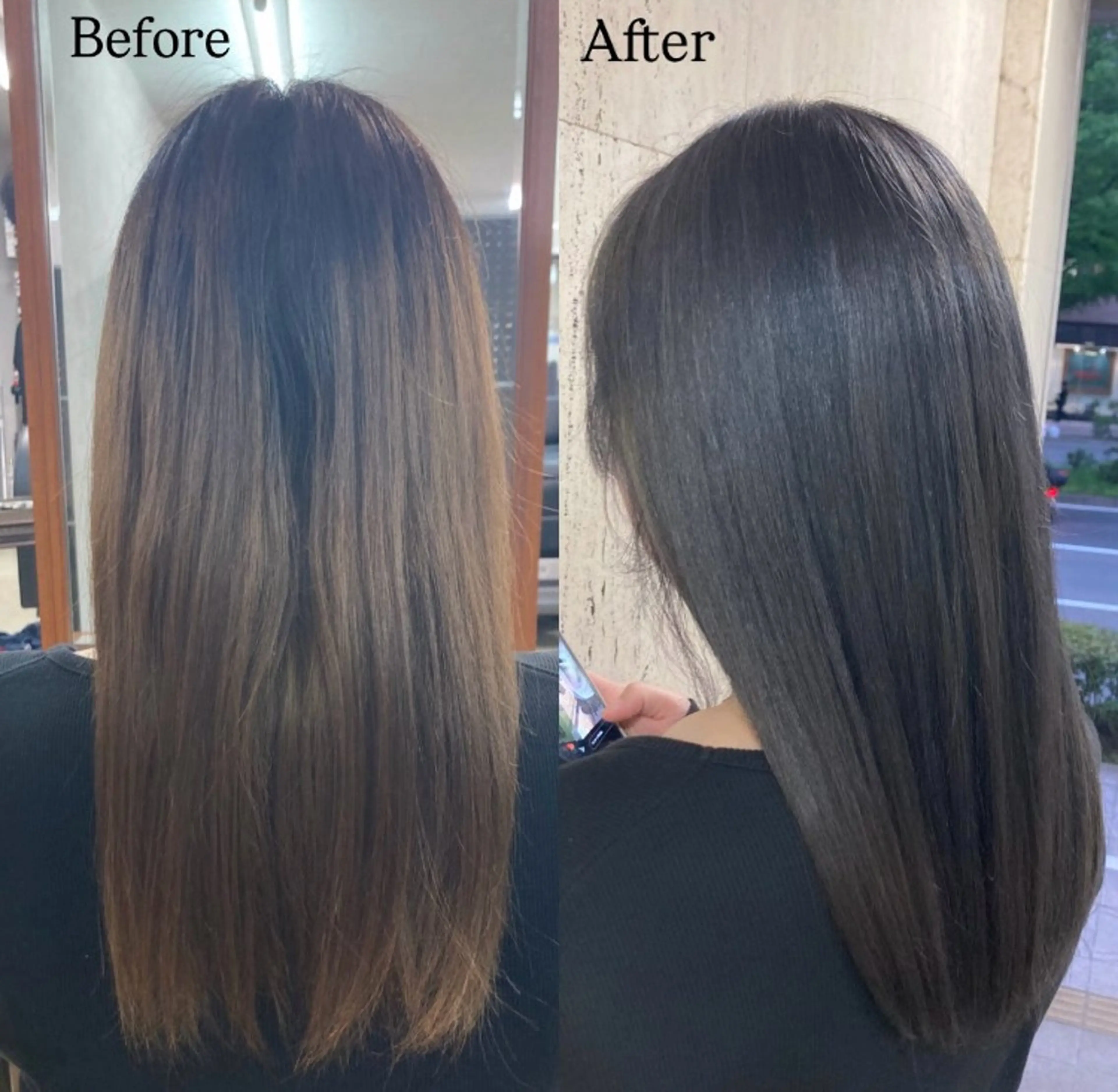 カラー こだいら ひめかのヘアスタイル