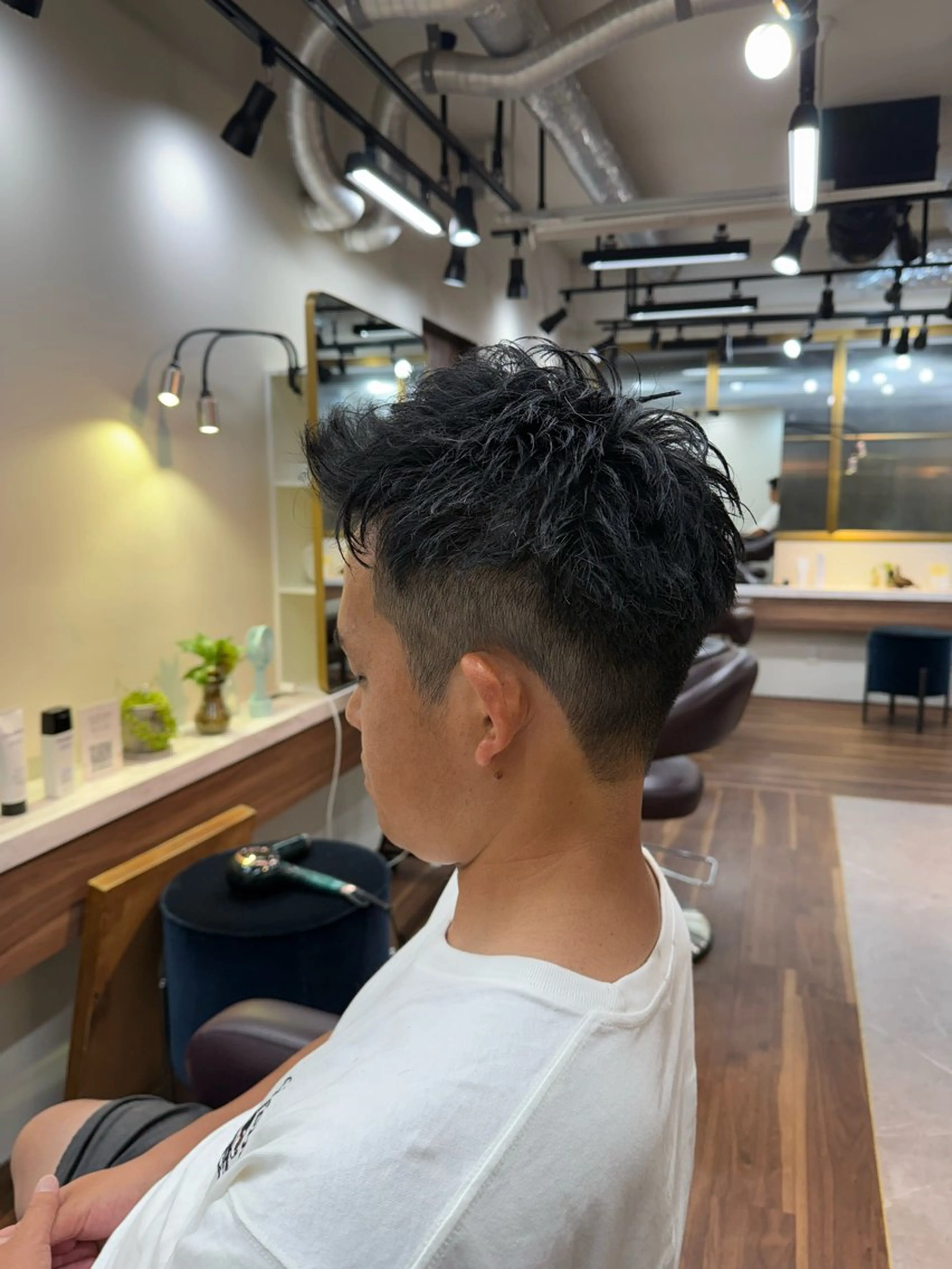 メンズ カット 野上 晃生のヘアスタイル