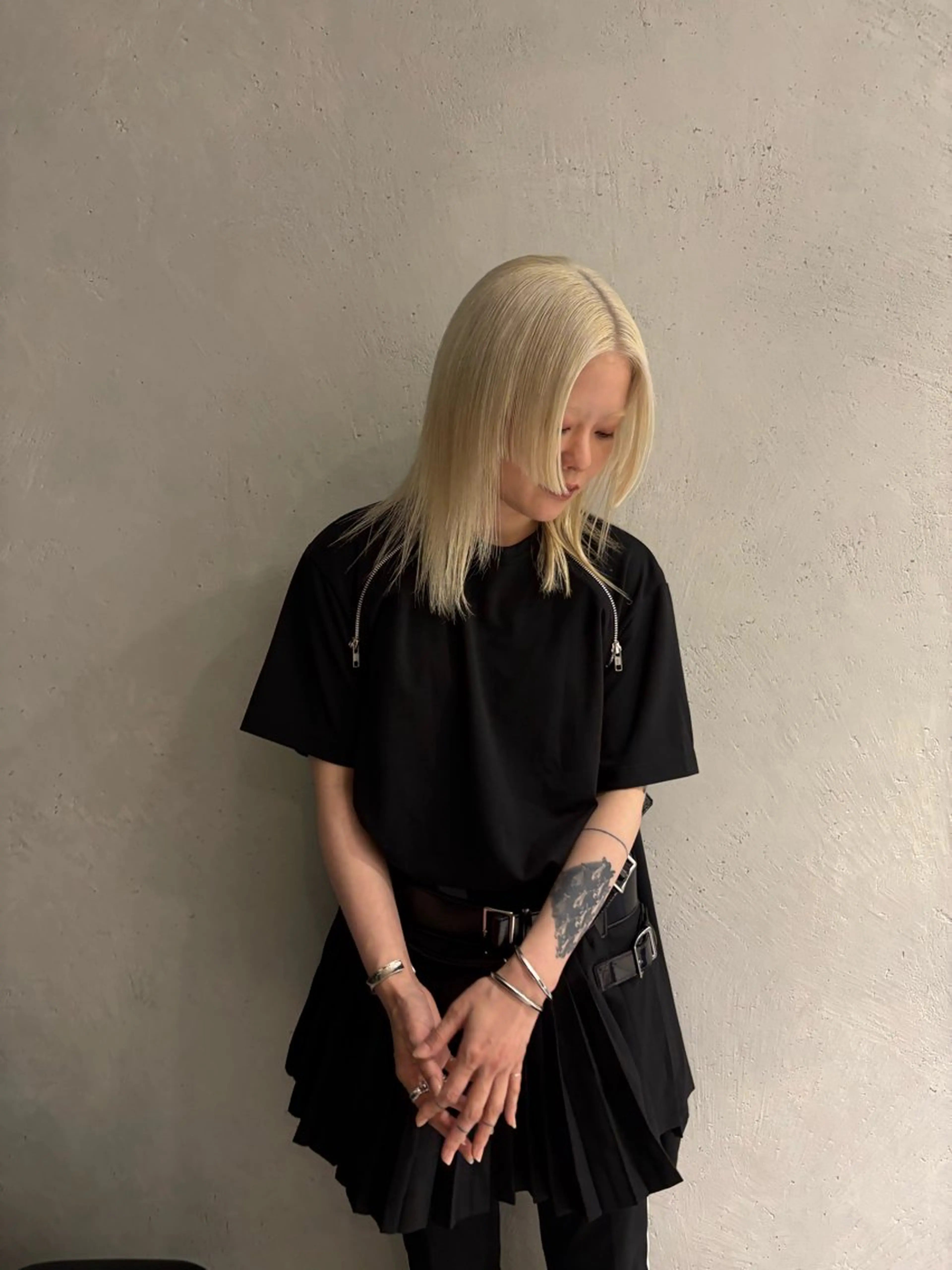 ミディアム ヘアカラー トリートメント 吉武 茂暉のヘアスタイル