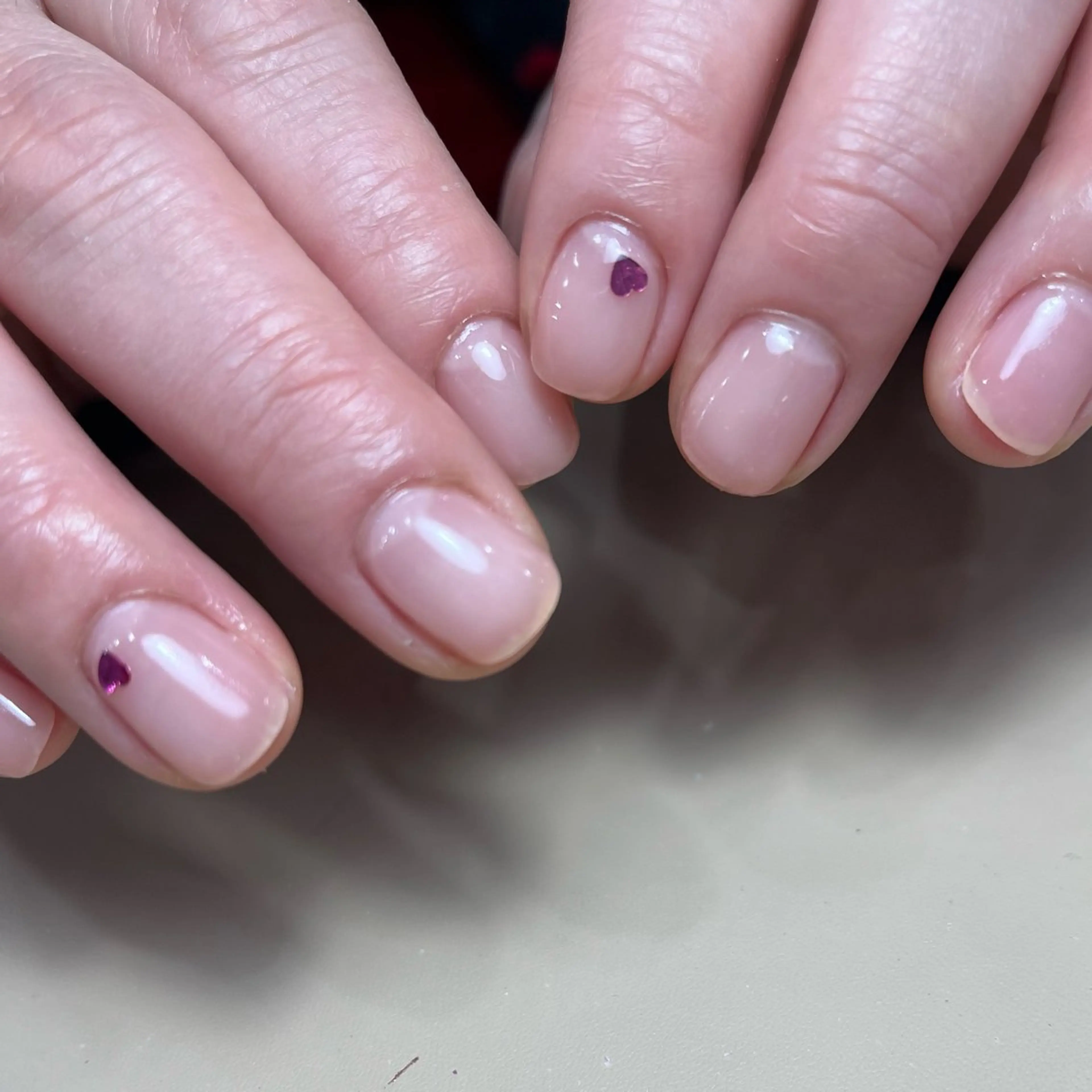 ネイル ハート ハンドネイル Halo Nail 【ハロネイル】のネイルデザイン