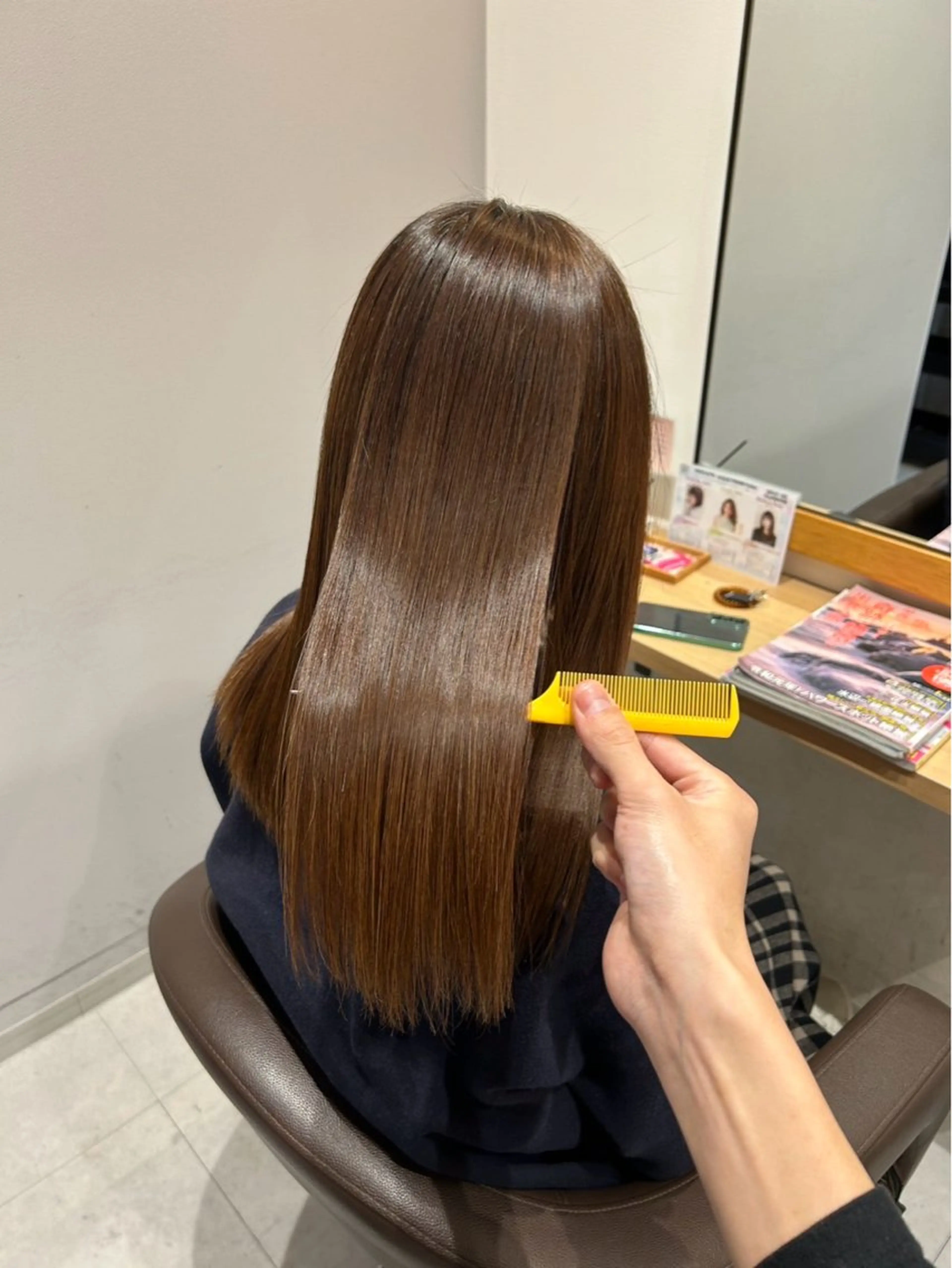 髪質改善ストレートの写真