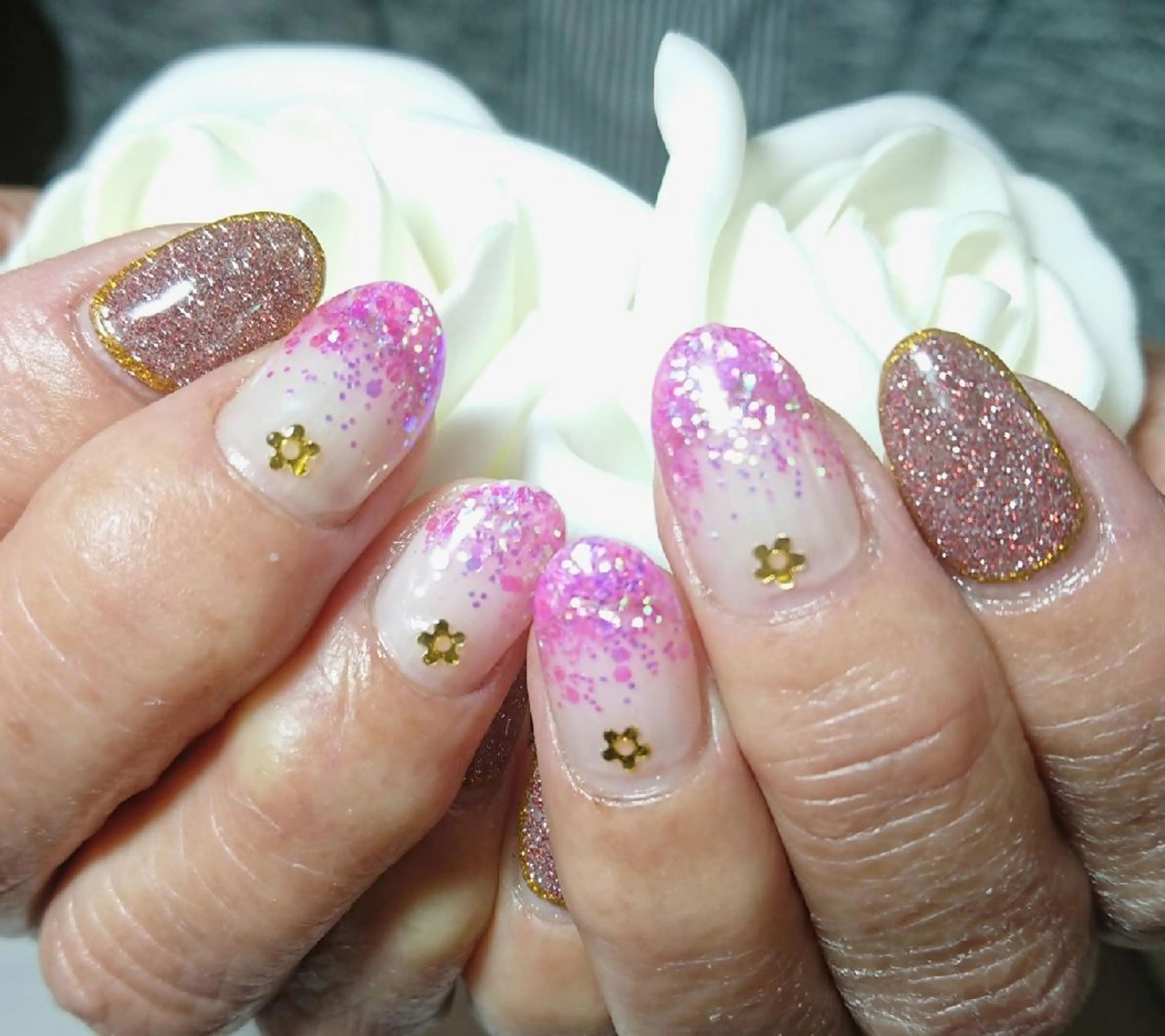 ネイル フラッシュネイル 林 珠里のネイルデザイン