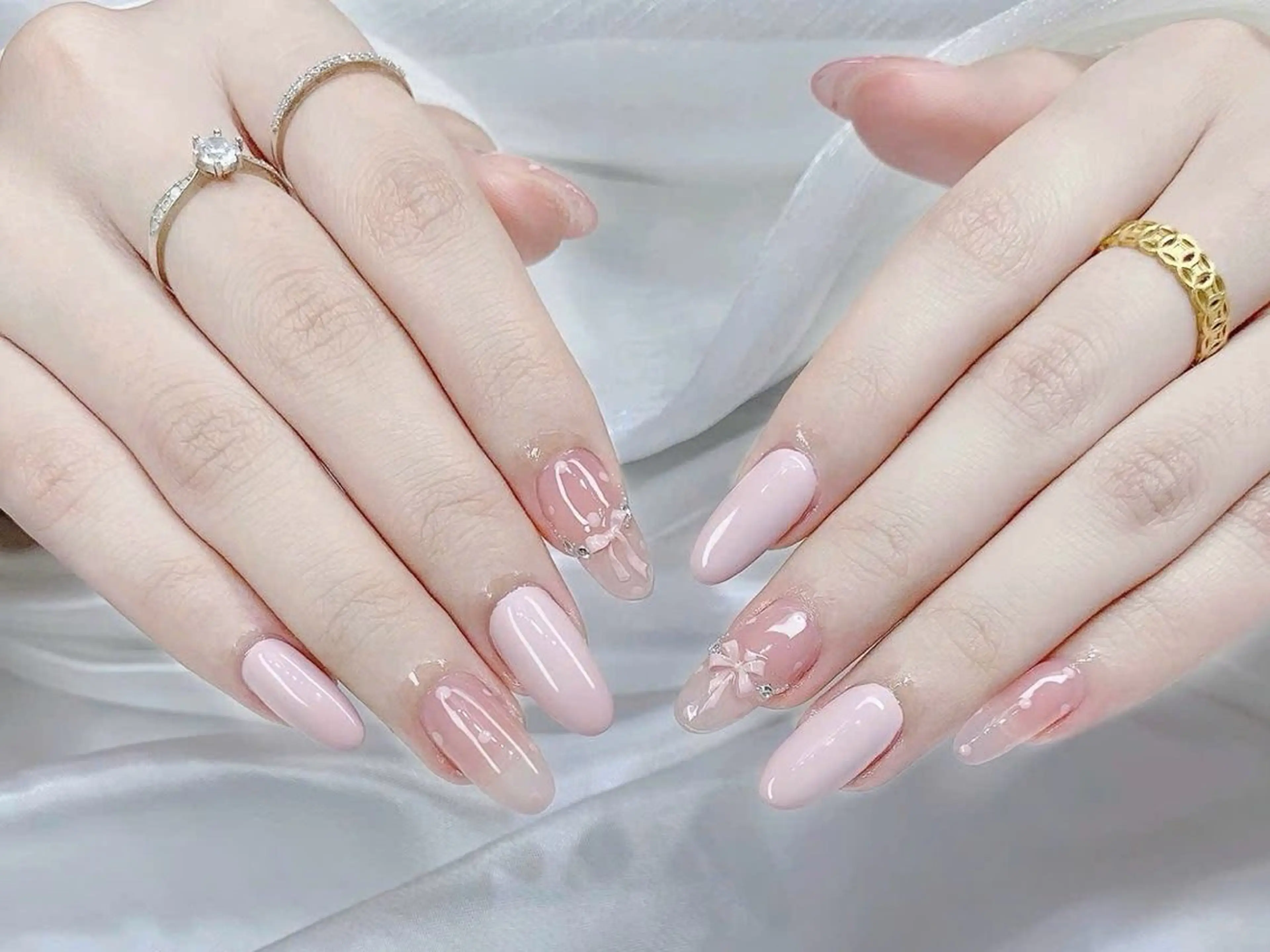 ネイル 長さ出し フットネイル ジェルネイル 韓国ネイル マグネットネイル YMT NailStudioのネイルデザイン