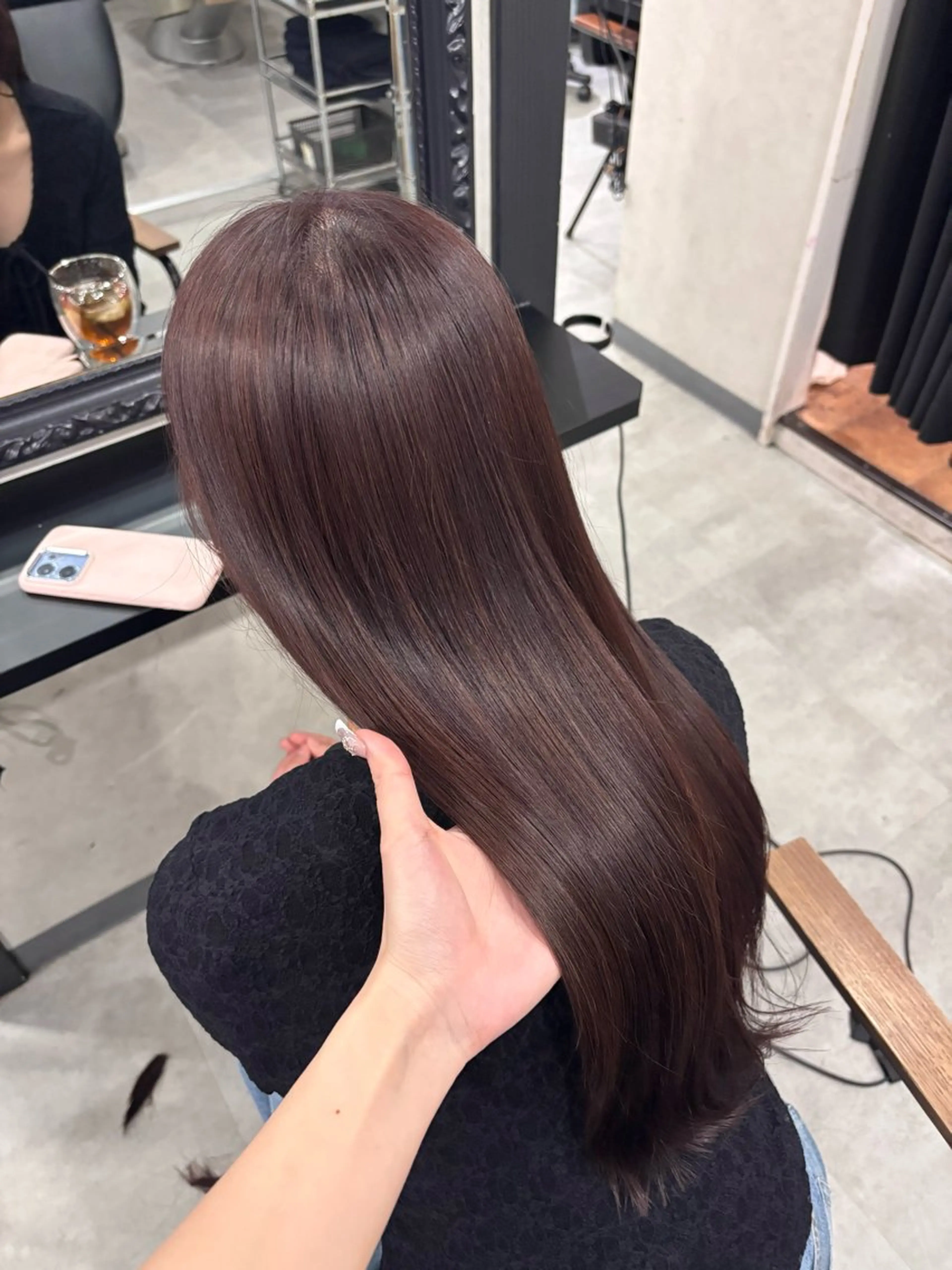 ロング カット ヘアカラー ｶﾉ / 王道モテヘア🖤のヘアスタイル