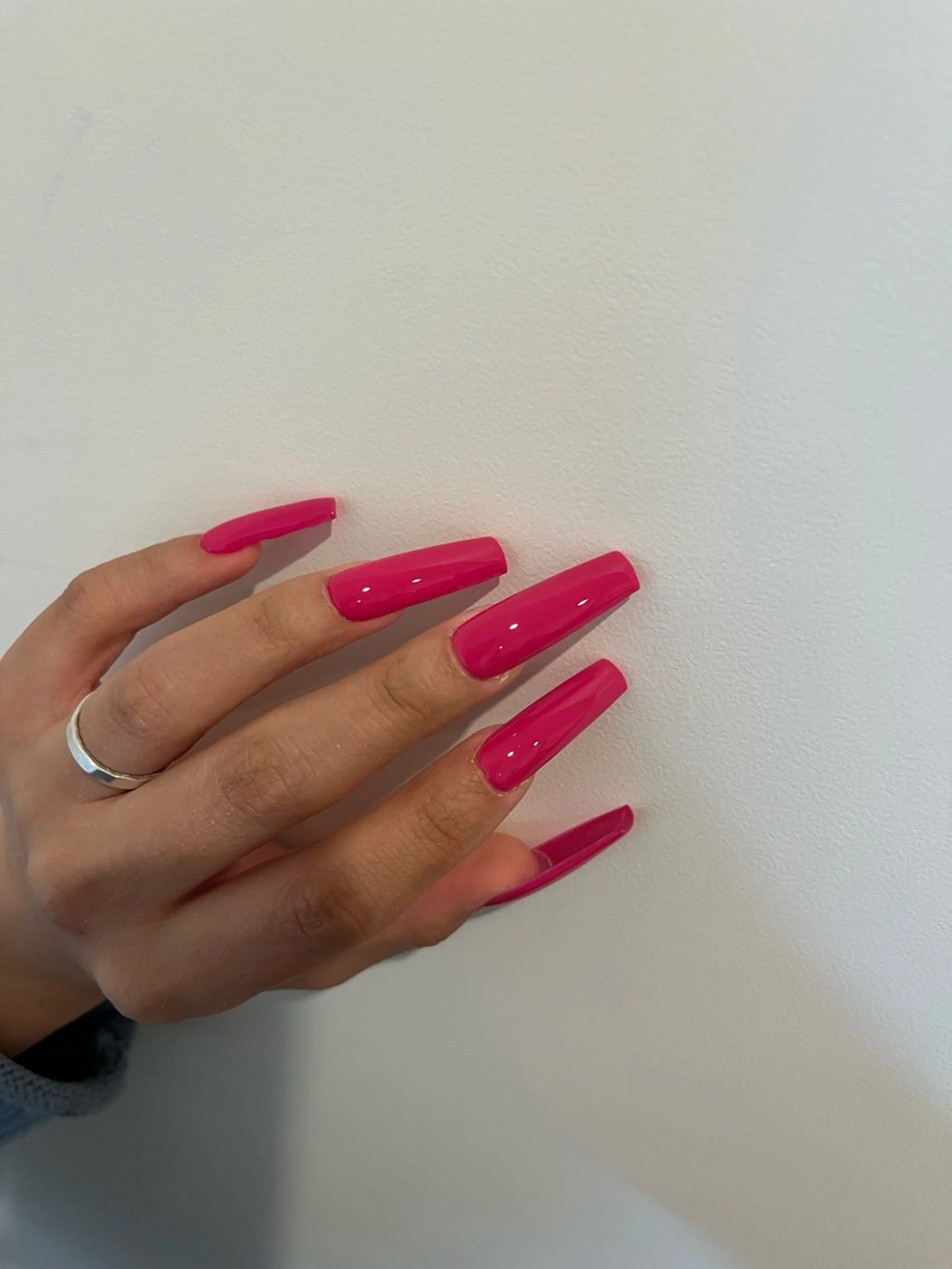 【オフあり】10本チップ長さだし＋ワンカラーの写真