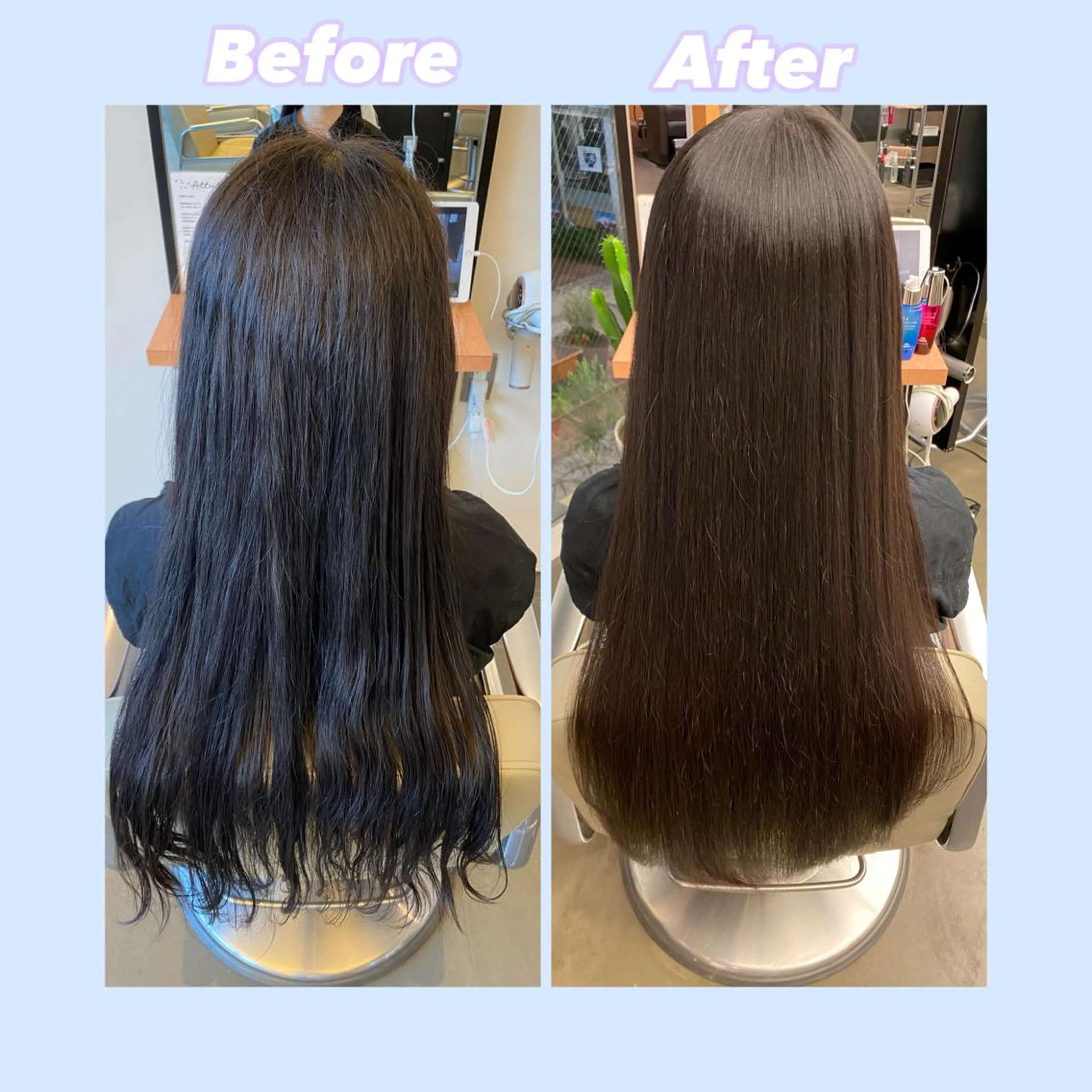 ロング パーマ くせ毛 ストレートパーマ ✨️今だけ無料✨️ 鶴田みなみのヘアスタイル