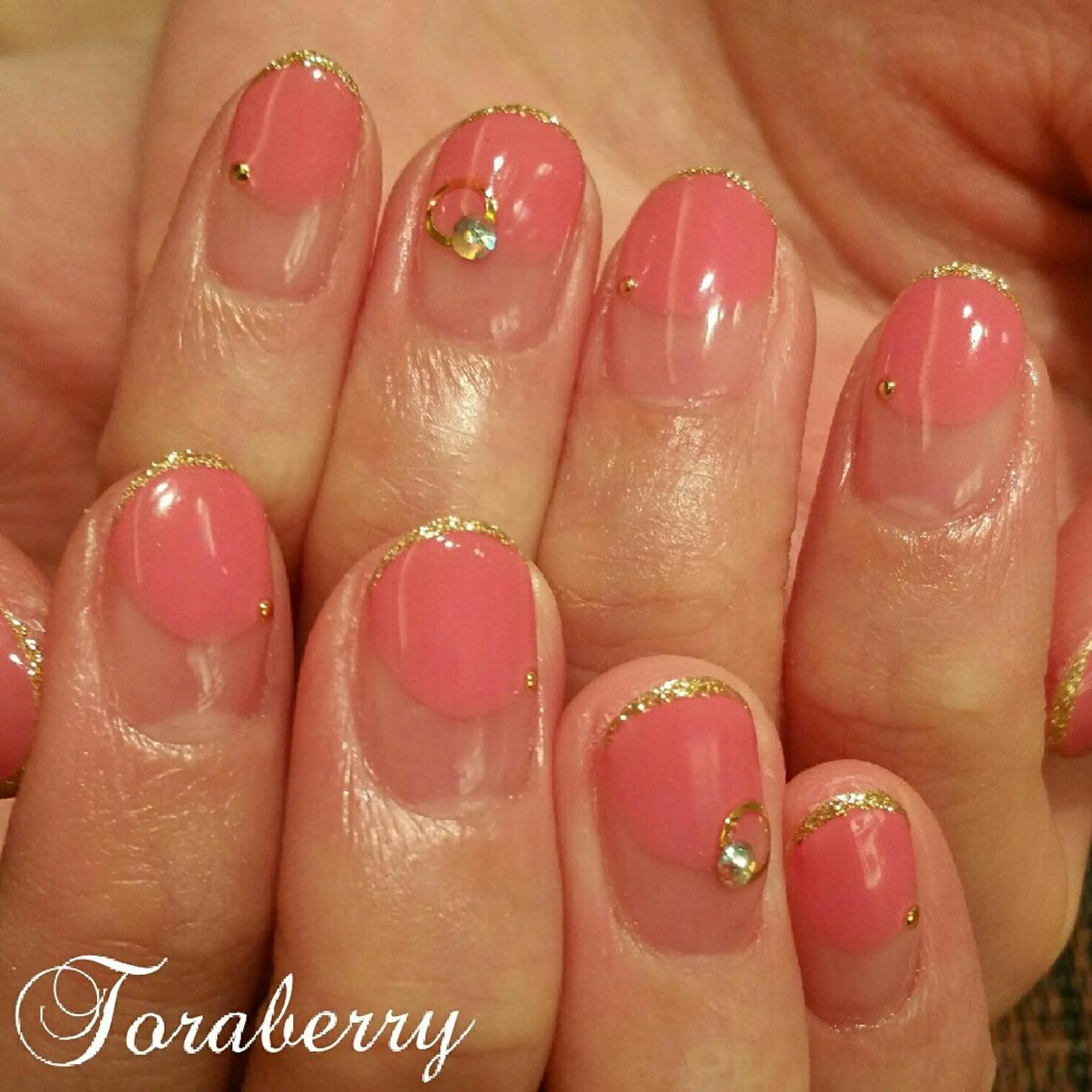 ネイル ラメ(グリッター) ネイリスト なつみのネイルデザイン