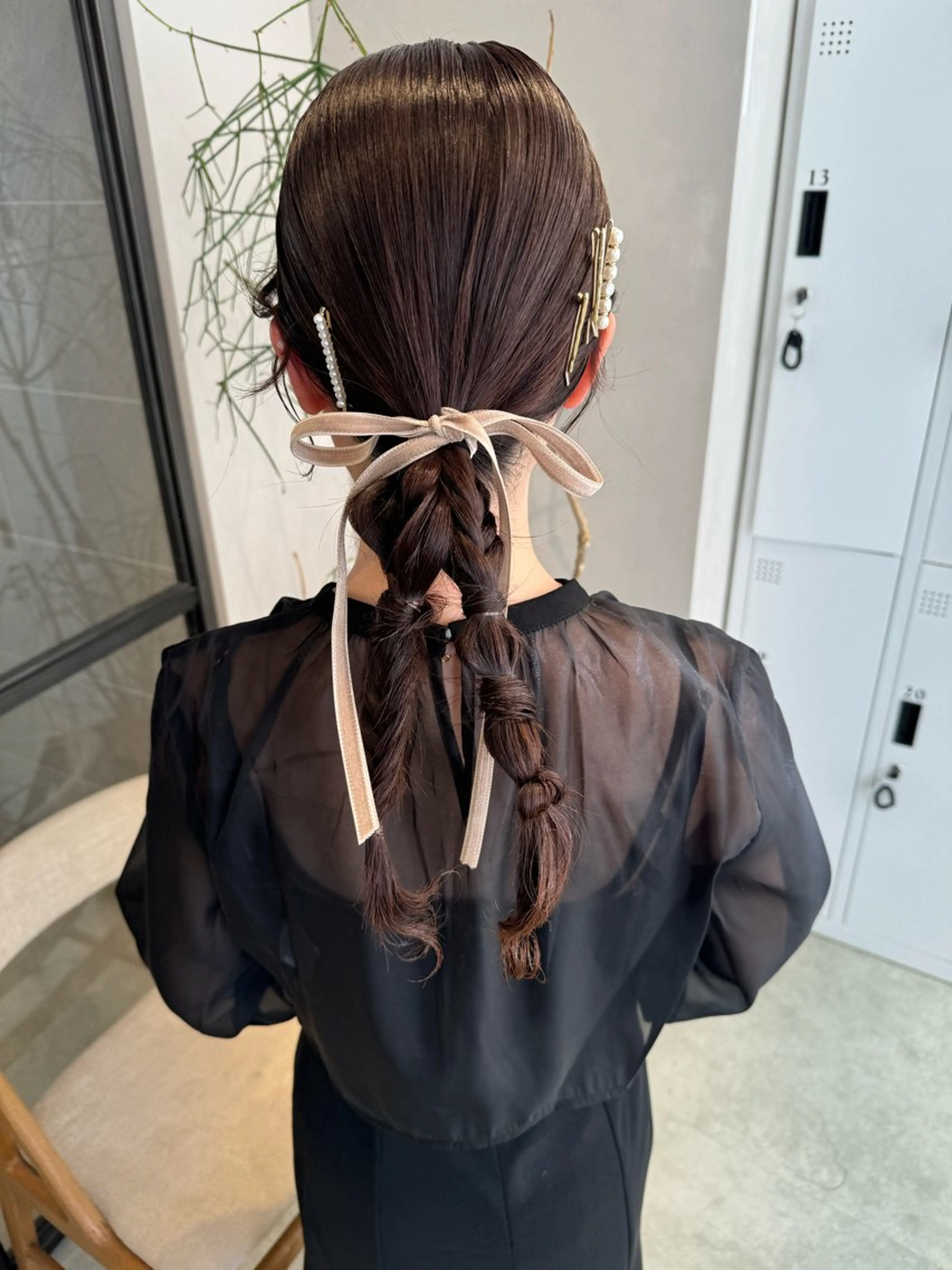 ロング ヘアアレンジ 透明感カラー✨艶髪 制作🌱山根あゆみのヘアスタイル