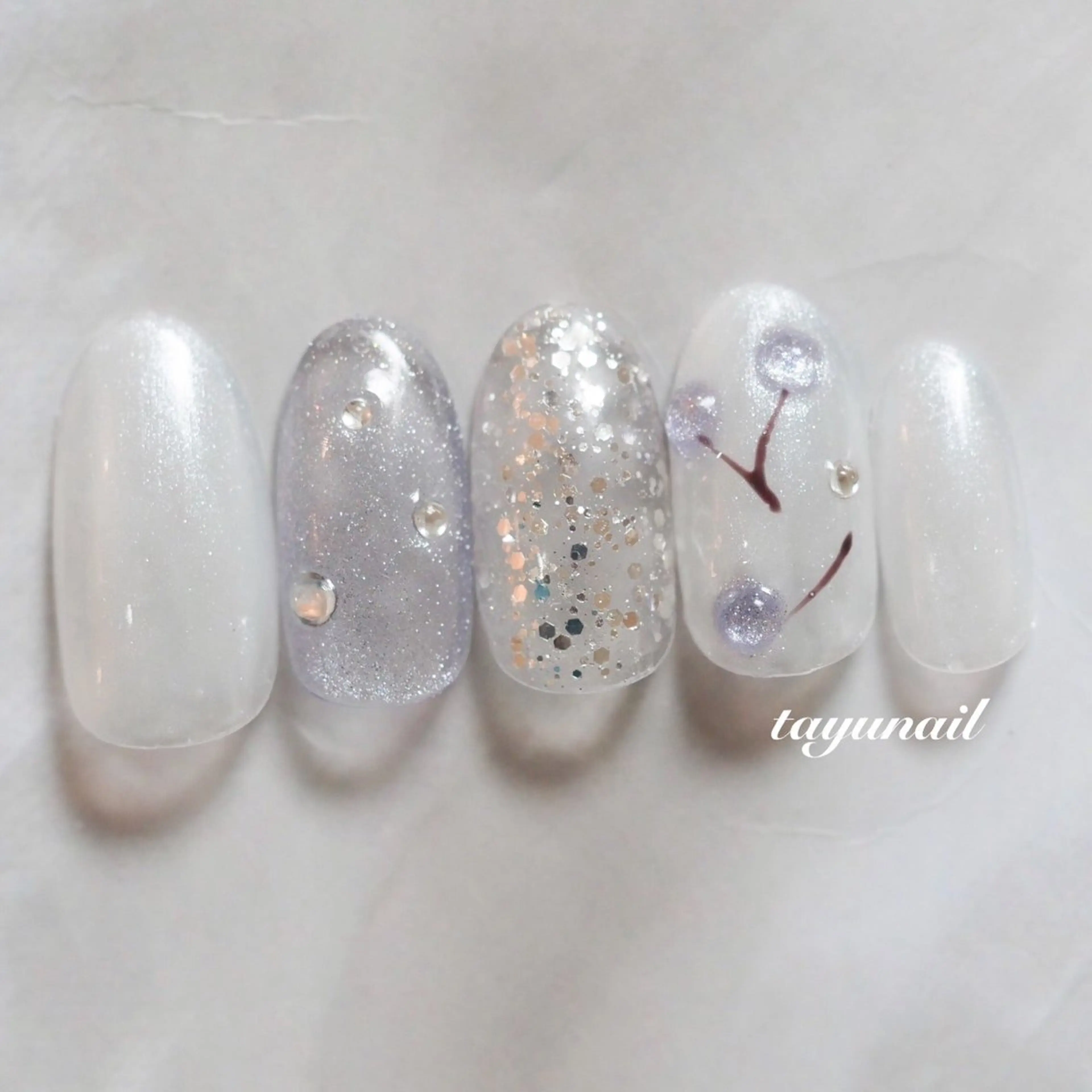 ネイル アートネイル ジェルネイル パラジェル ハンドネイル ネイルサロン・ネイルスクール　たゆnail所属・ネイルサロン 【たゆnail】のネイルデザイン