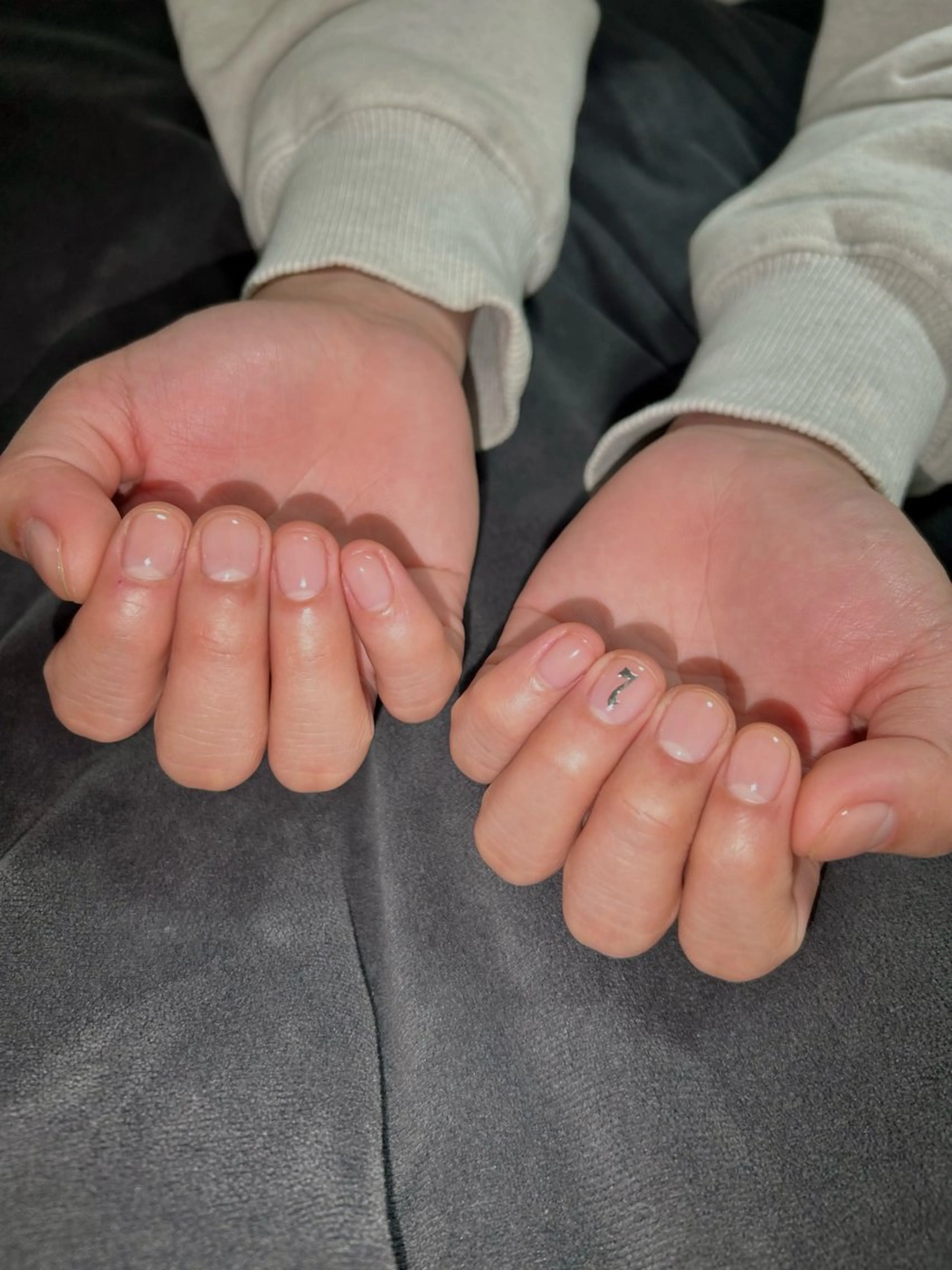 クリアネイルの写真