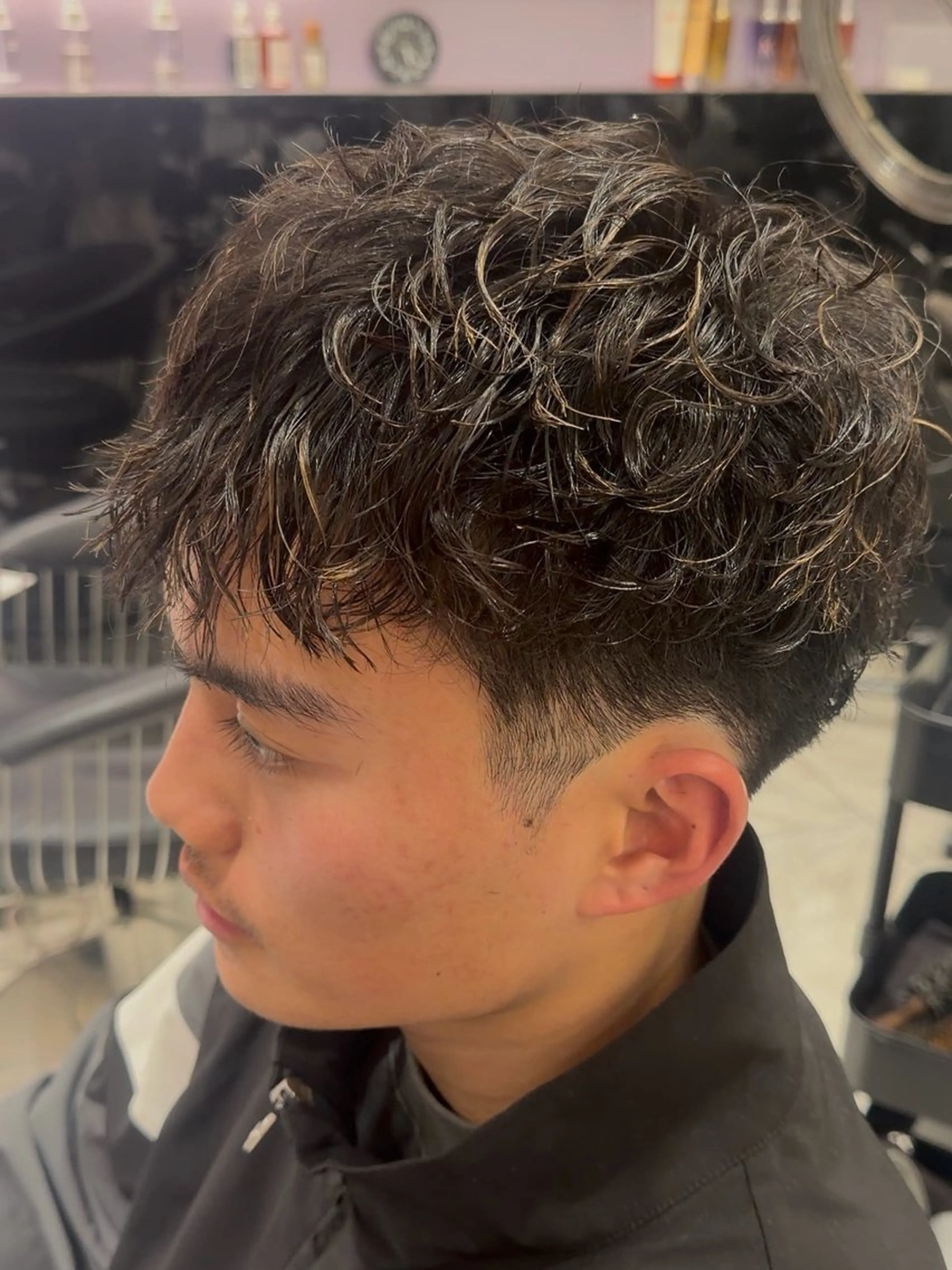 メンズ カット パーマ 🎸メンズ銀座 パーマ特化ren🎸のヘアスタイル