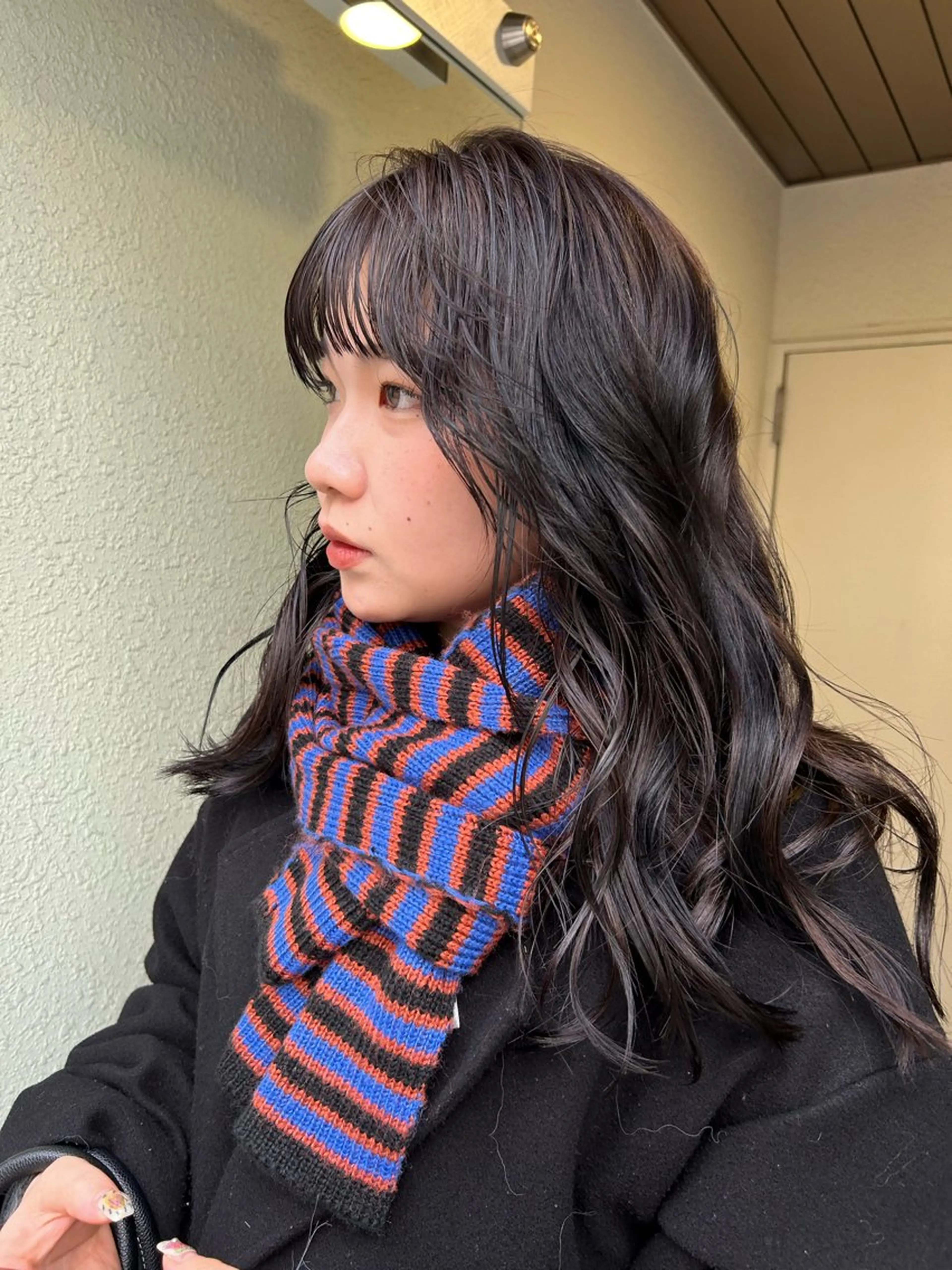 セミロング ヘアカラー siki yuikaのヘアスタイル