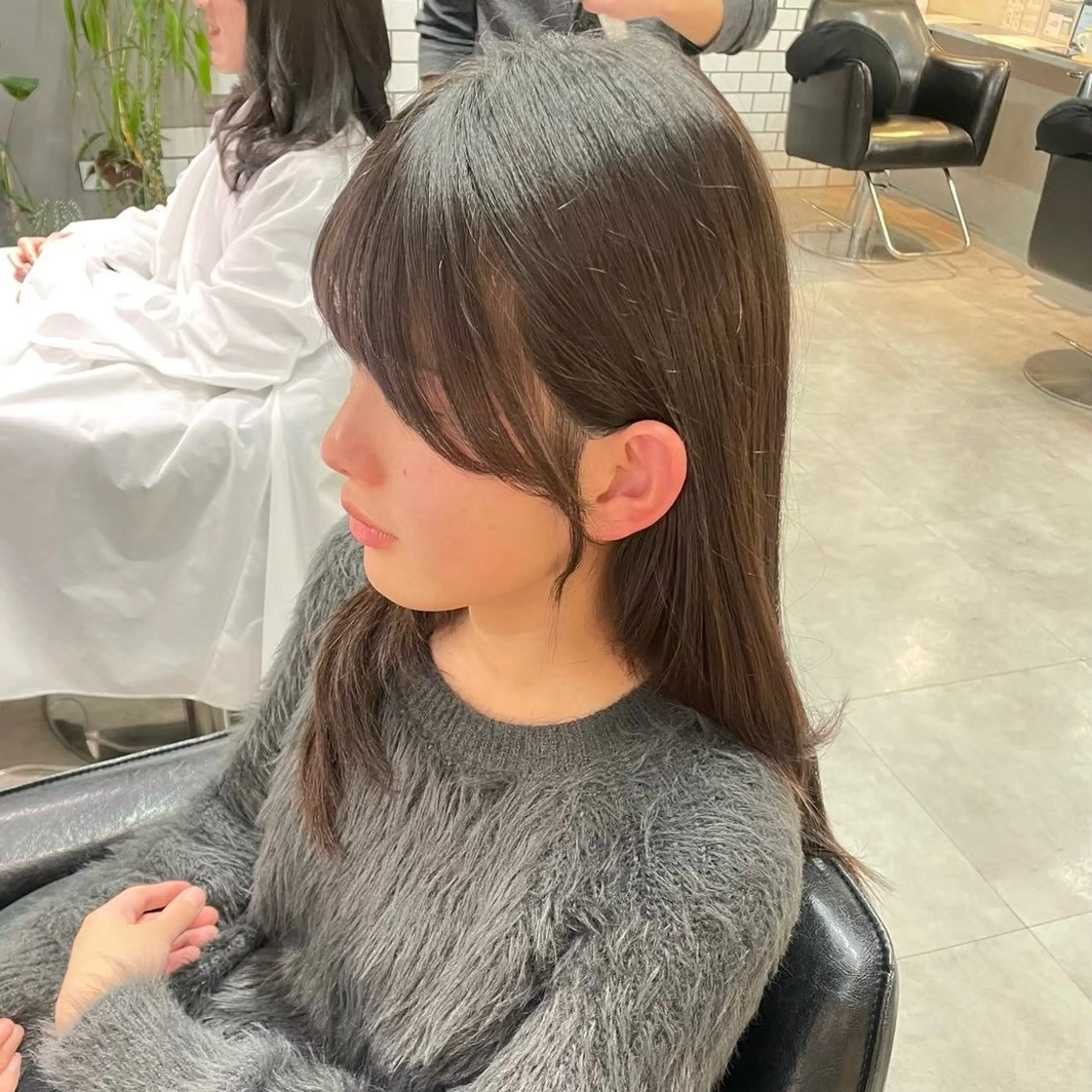 カラー こうら かすみのヘアスタイル