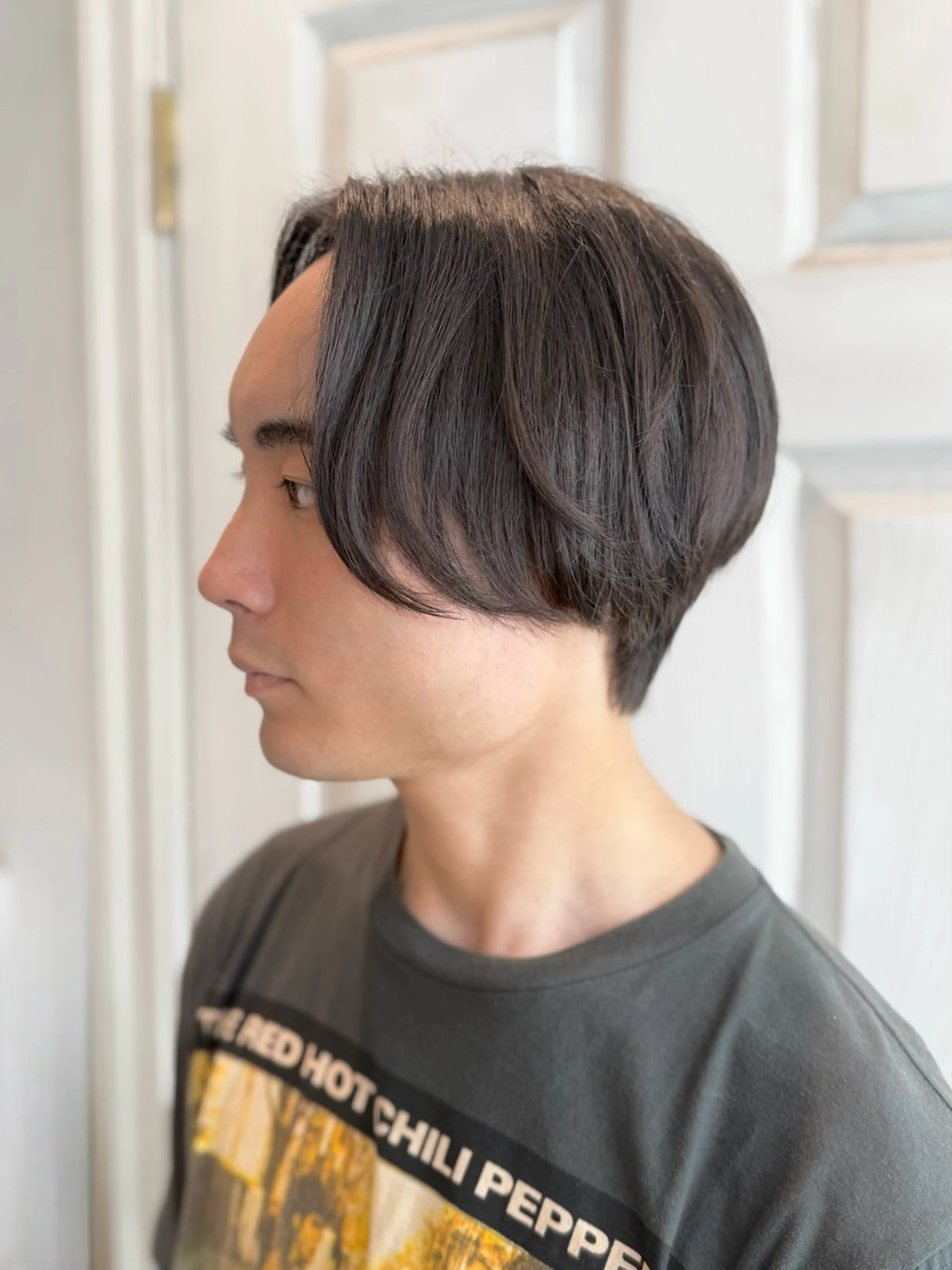 メンズ センターパート マッシュ カット ヘアメイク美容師 🦋サカモトレナ🦋のヘアスタイル