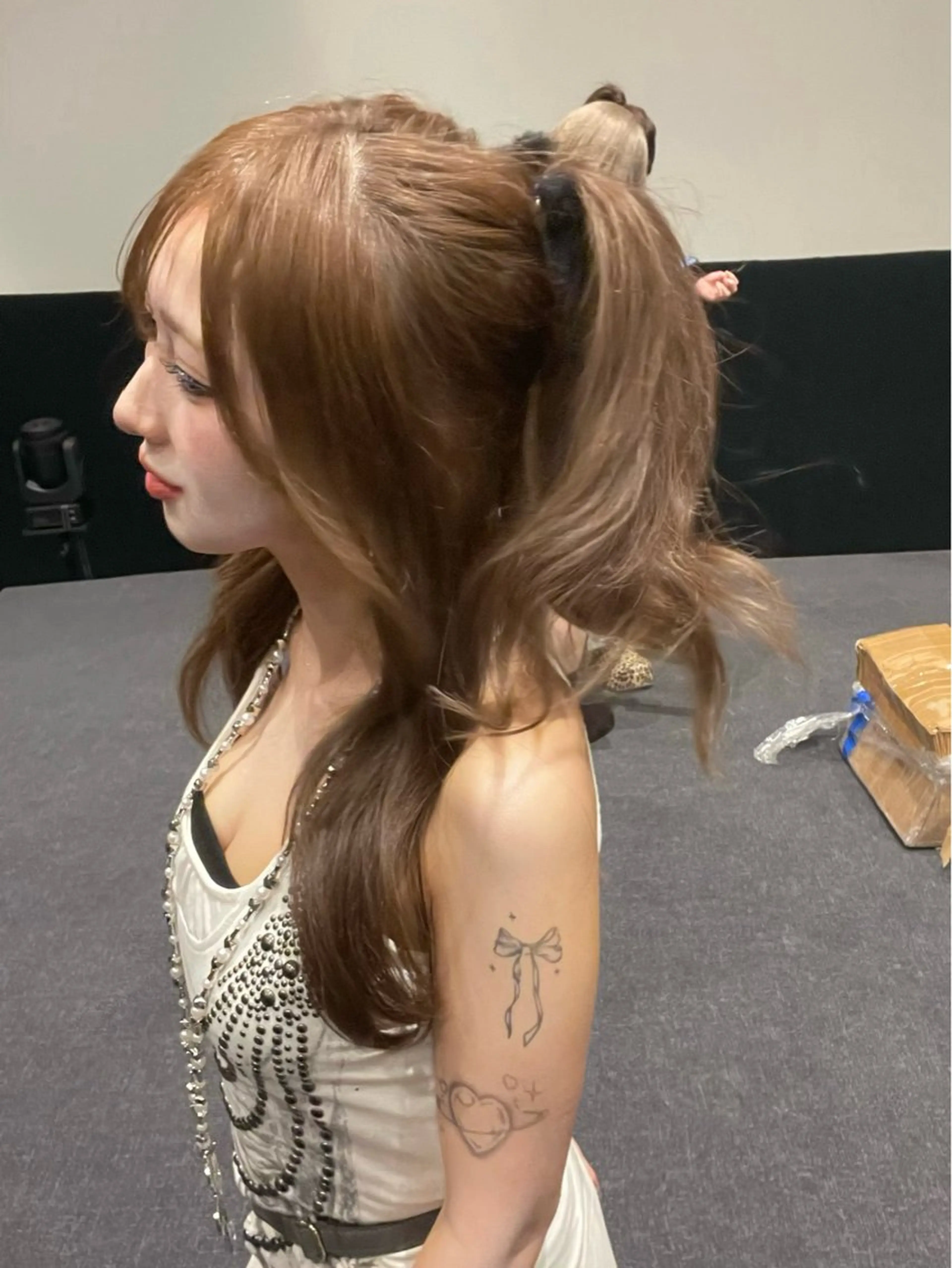 ロング カラー ヘアカラー トリートメント ヘッドスパ ヘアセット 韓国ヘア/レイヤー Londエレンのヘアスタイル