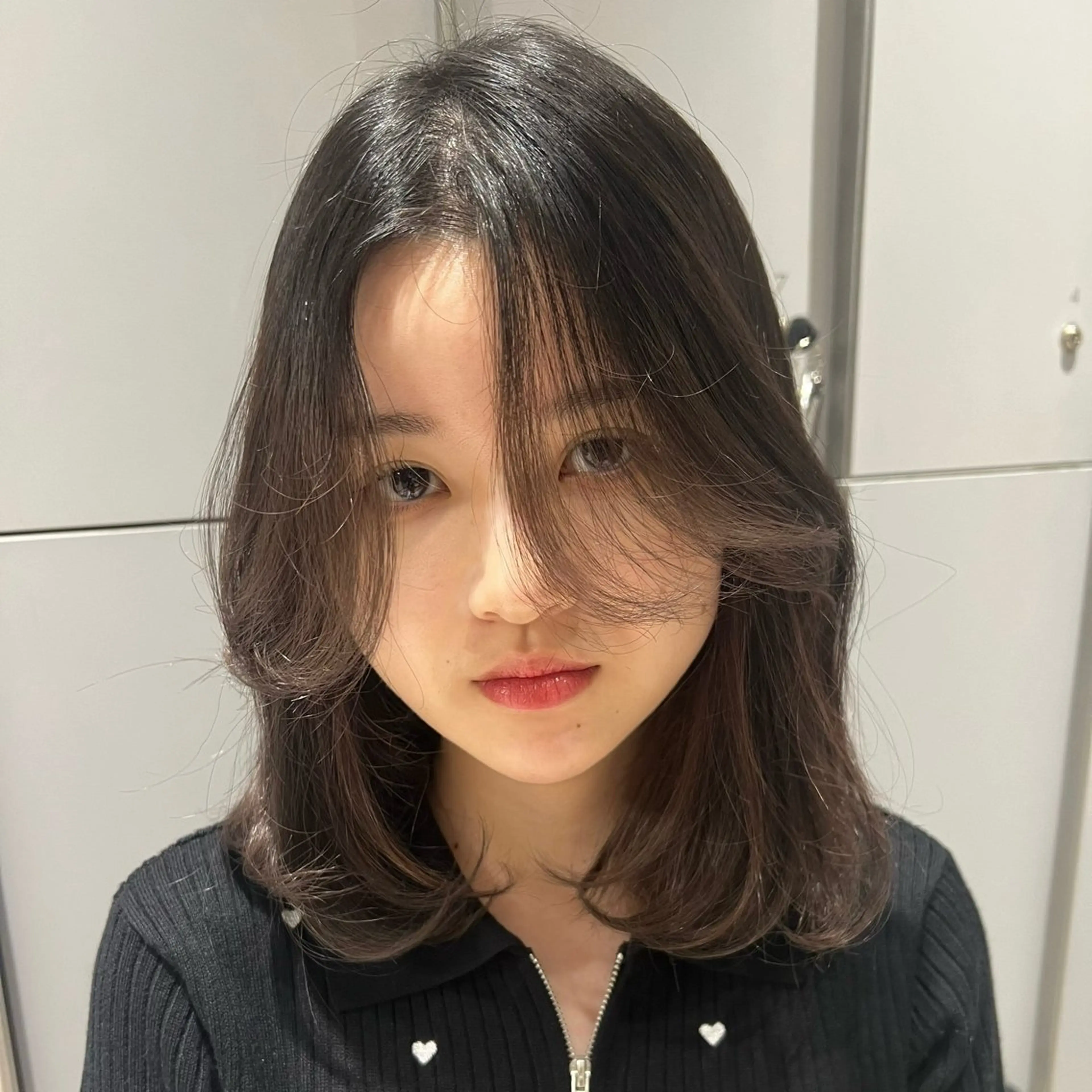 ミディアム カラー ヘアアレンジ MINX momokaのヘアスタイル